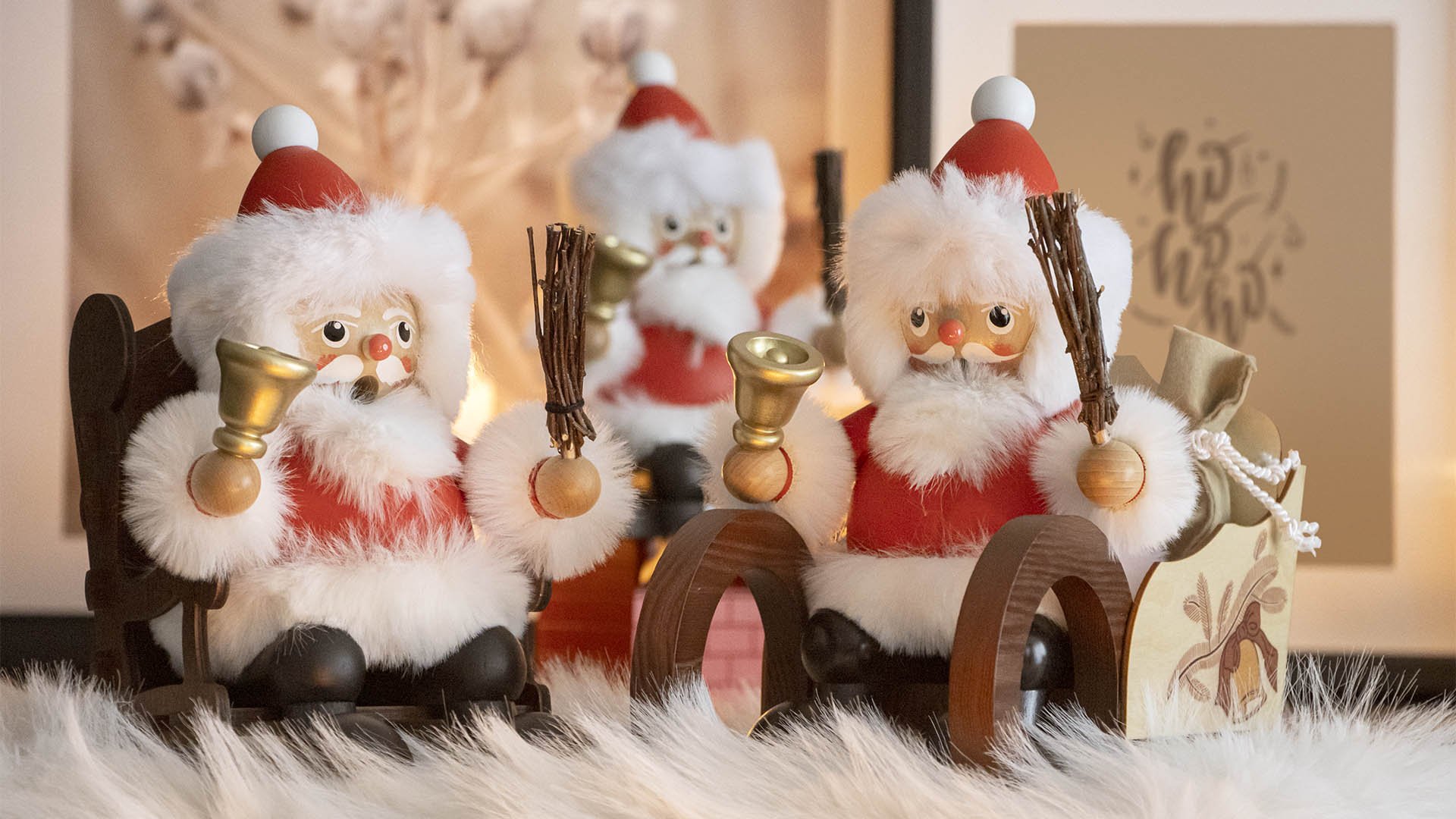 Räuchermännchen Weihnachtsmänner