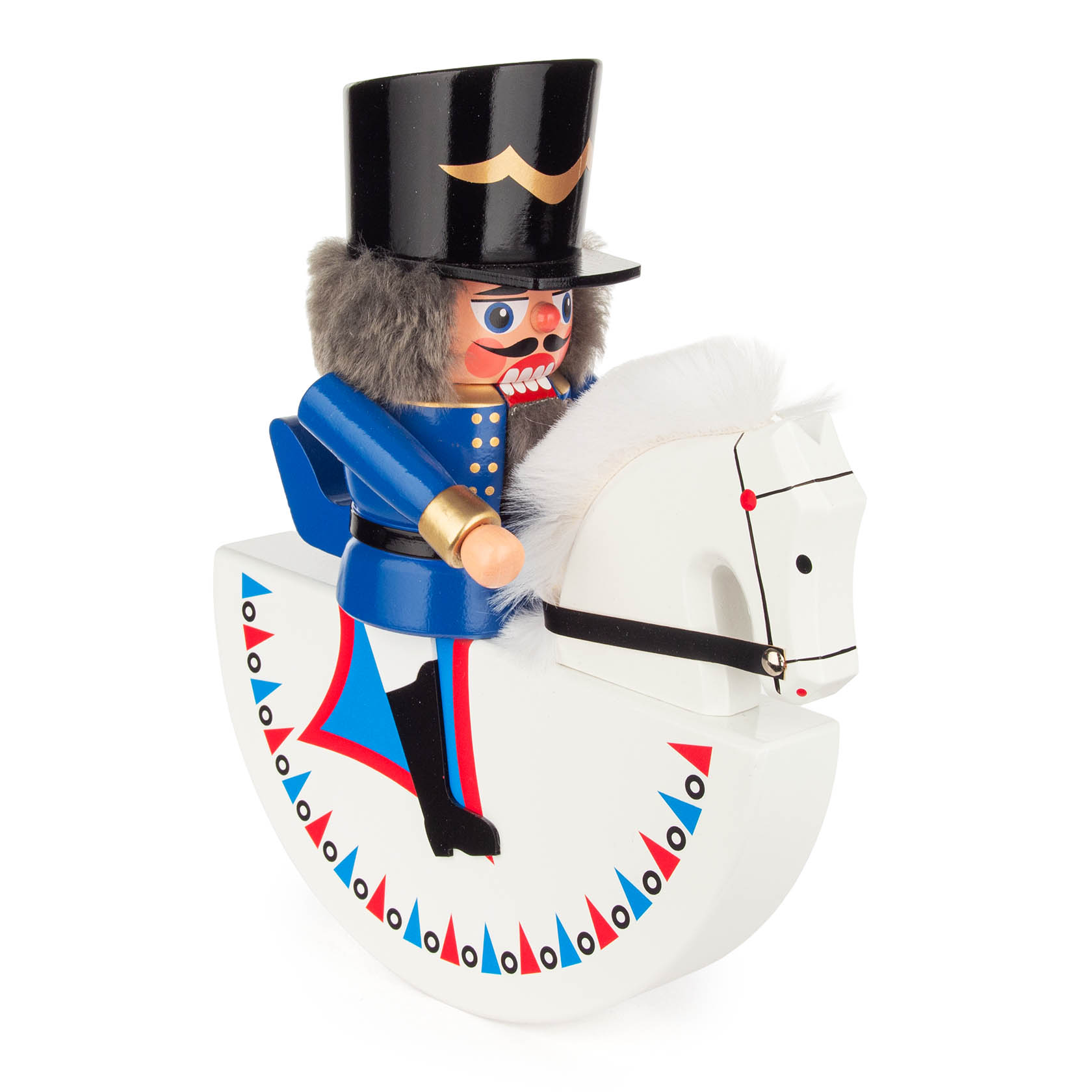 Reiterlein Nussknacker Husar blau, 19cm