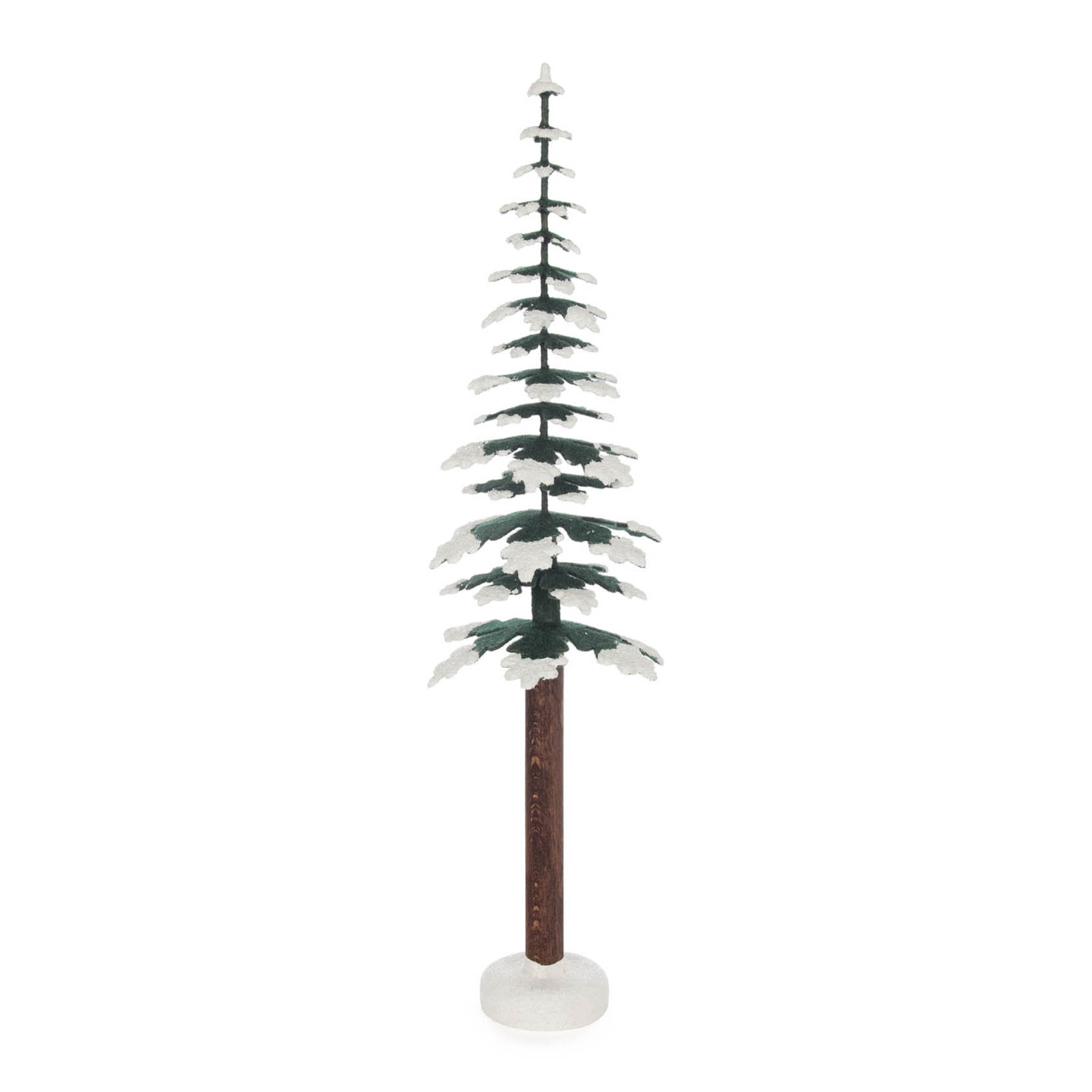 Kleiner künstlicher Tannenbaum mit grün-weißen Zweigen, ca. 35 cm hoch. im Dregeno Online Shop günstig kaufen