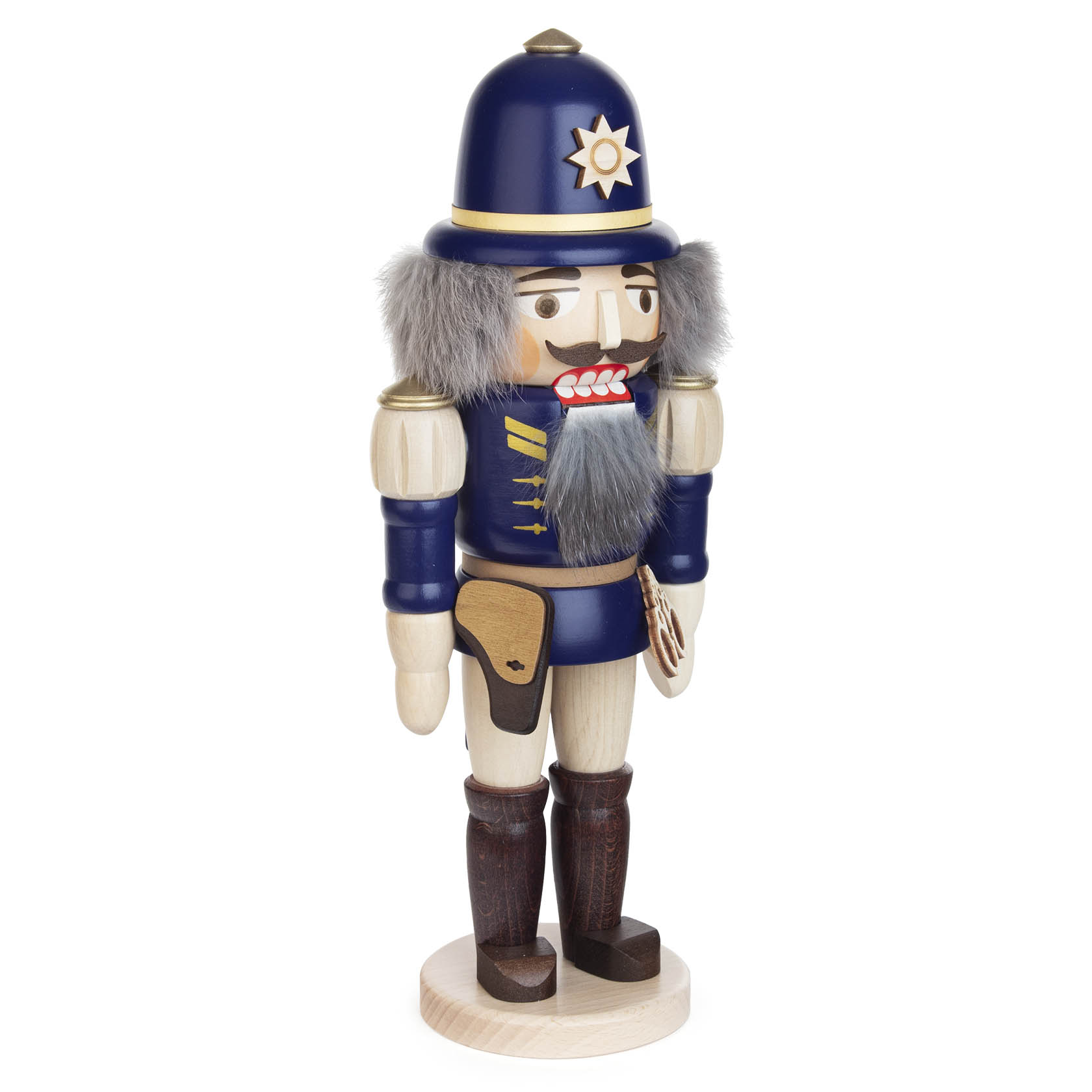 wooden nutcracker policeman
