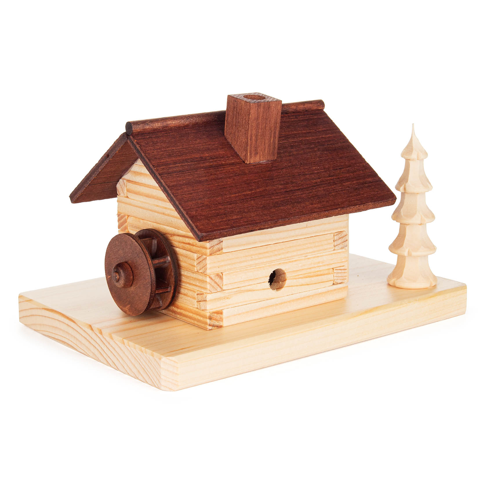 wooden smoking house old mill