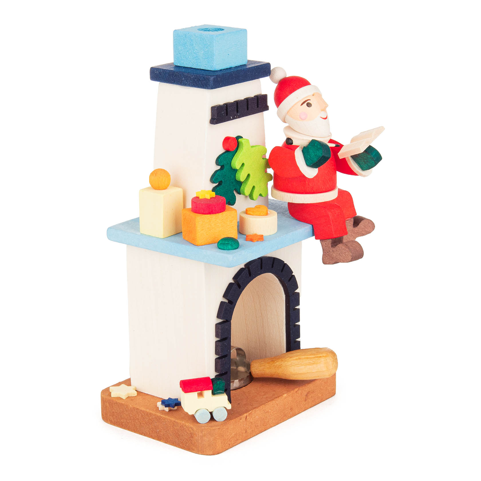 Räucherkamin mit Weihnachtsmann
