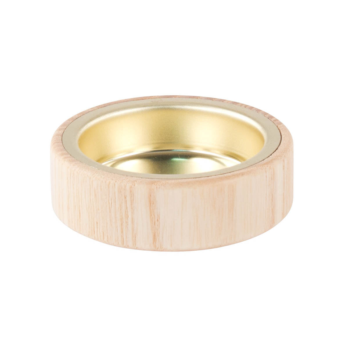 Holz-Teelichtaufsatz mit Messingtülle und 14mm Zapfen, ausgestattet mit einem Dichtring. im Dregeno Online Shop günstig kaufen