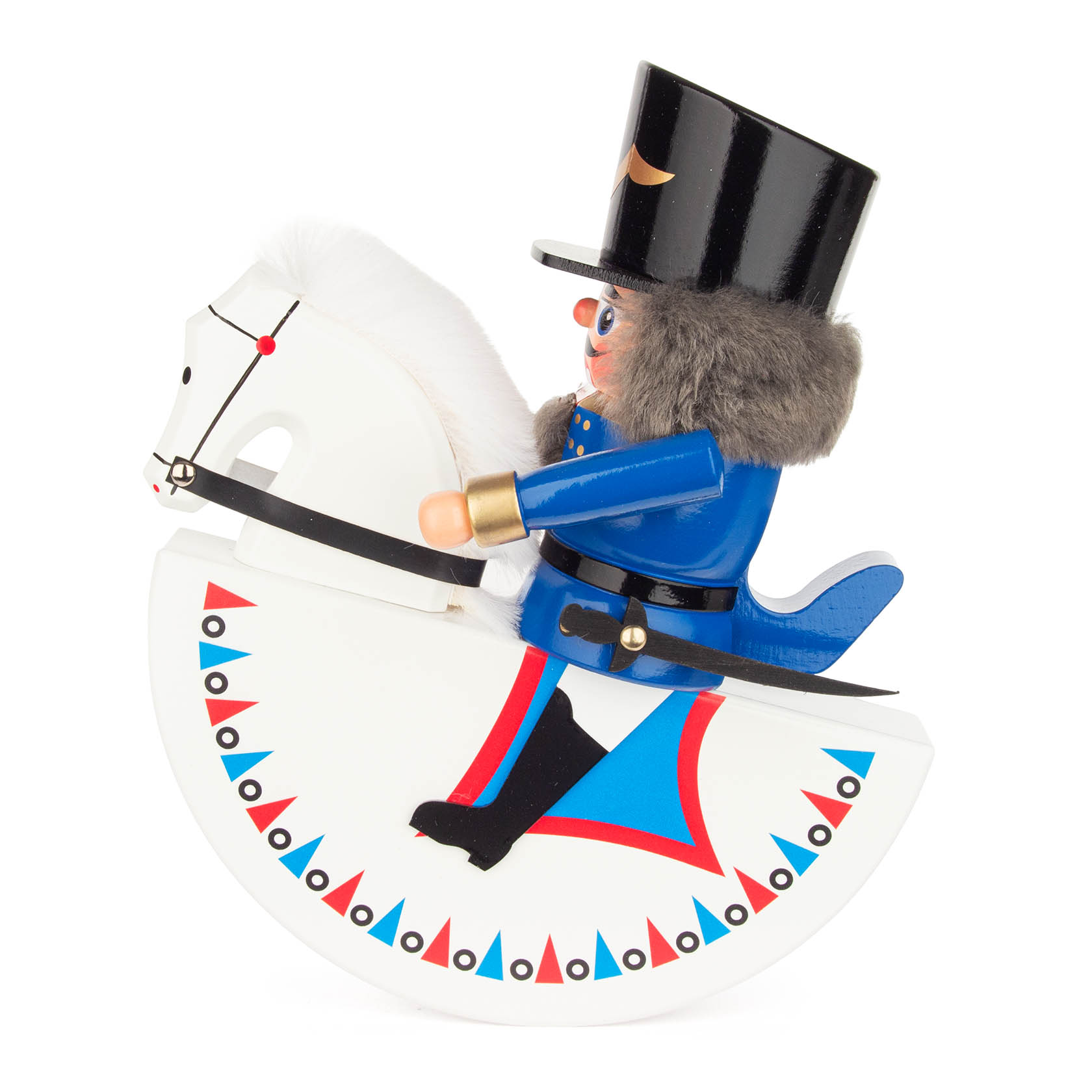 Reiterlein Nussknacker Husar blau, 19cm