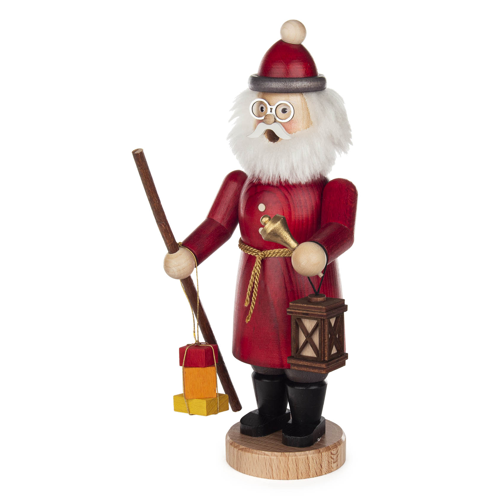 Räuchermann Weihnachtsmann mit Mantel