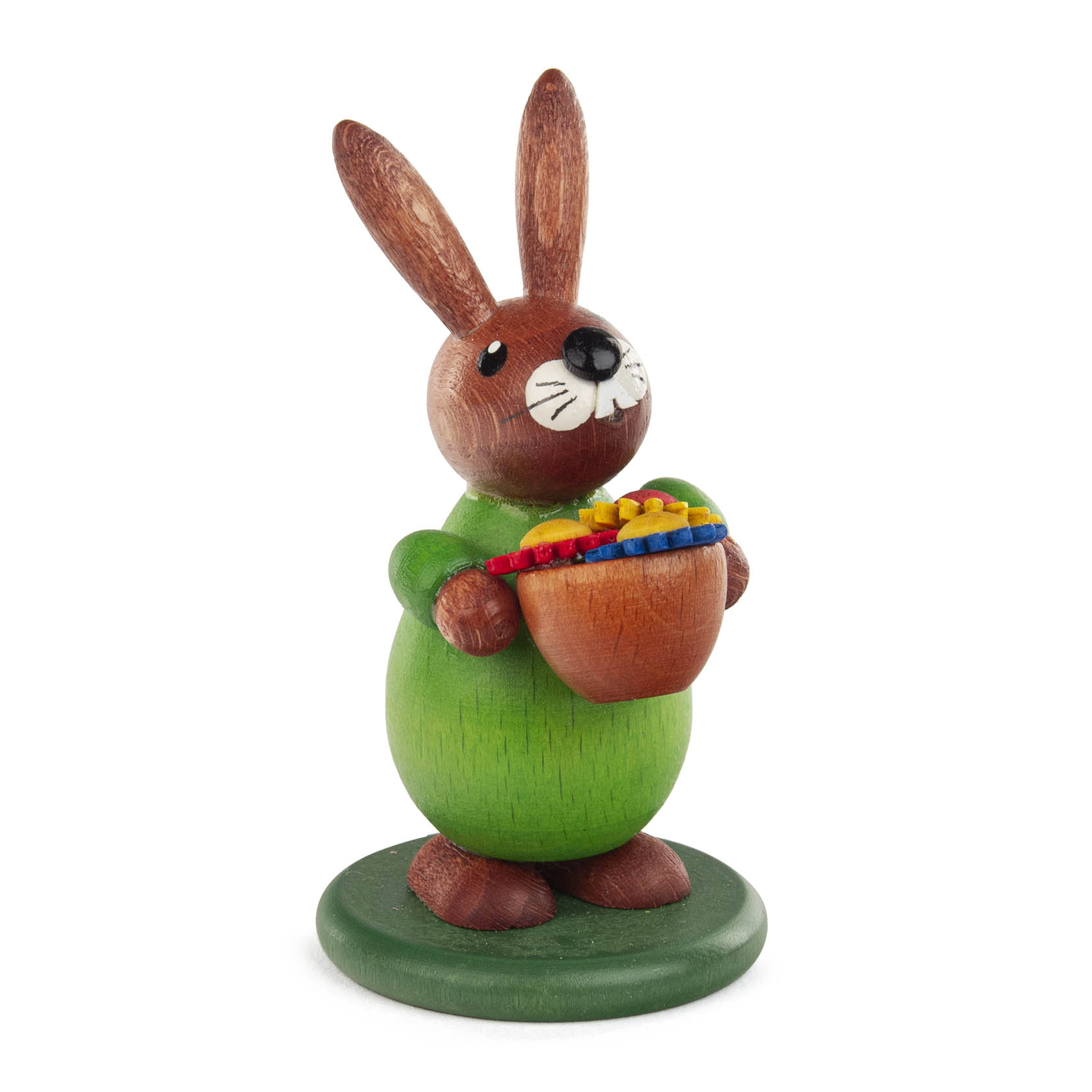 wooden easter rabbit with flower basket im Dregeno Online Shop günstig kaufen