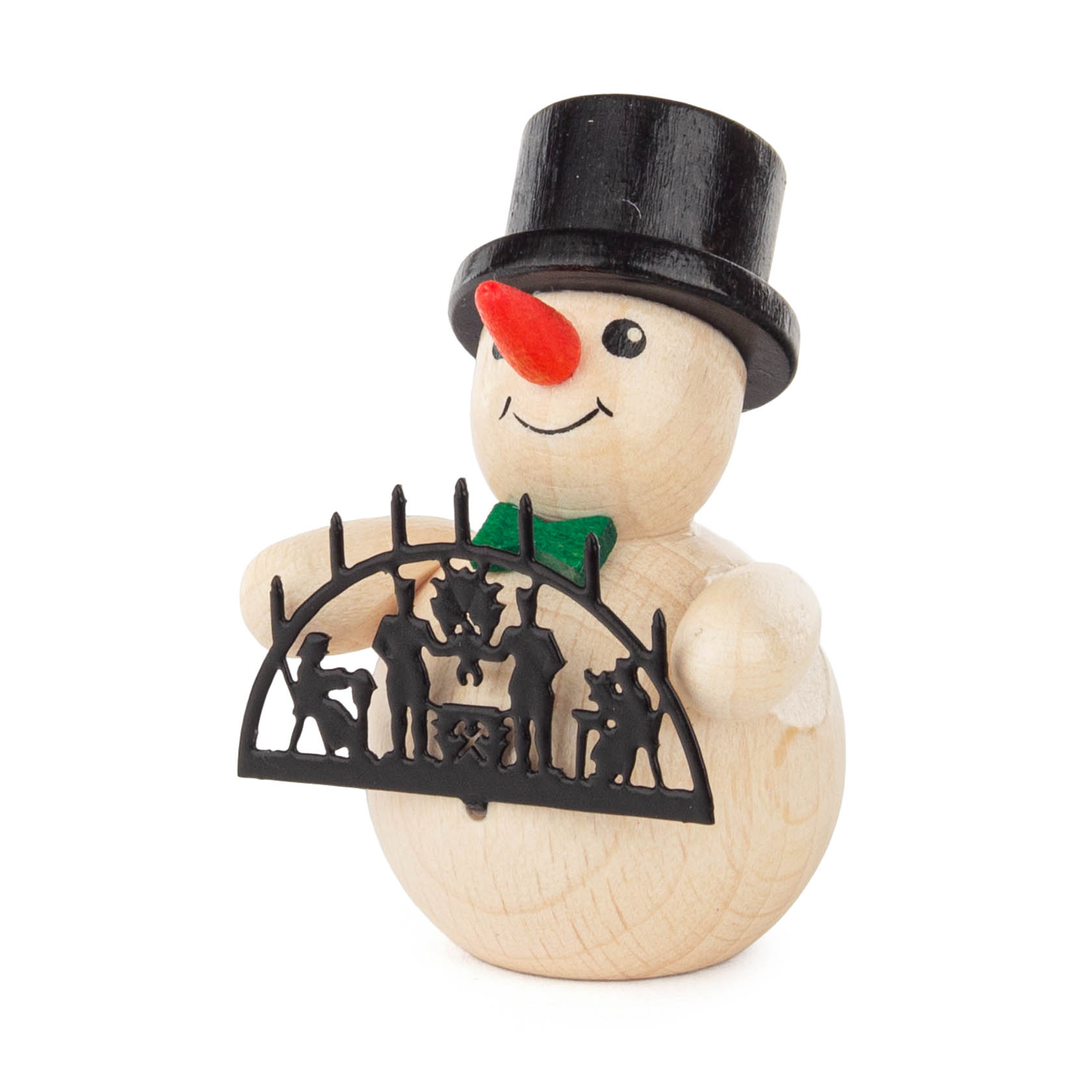 wooden snowman with candle arc (4)