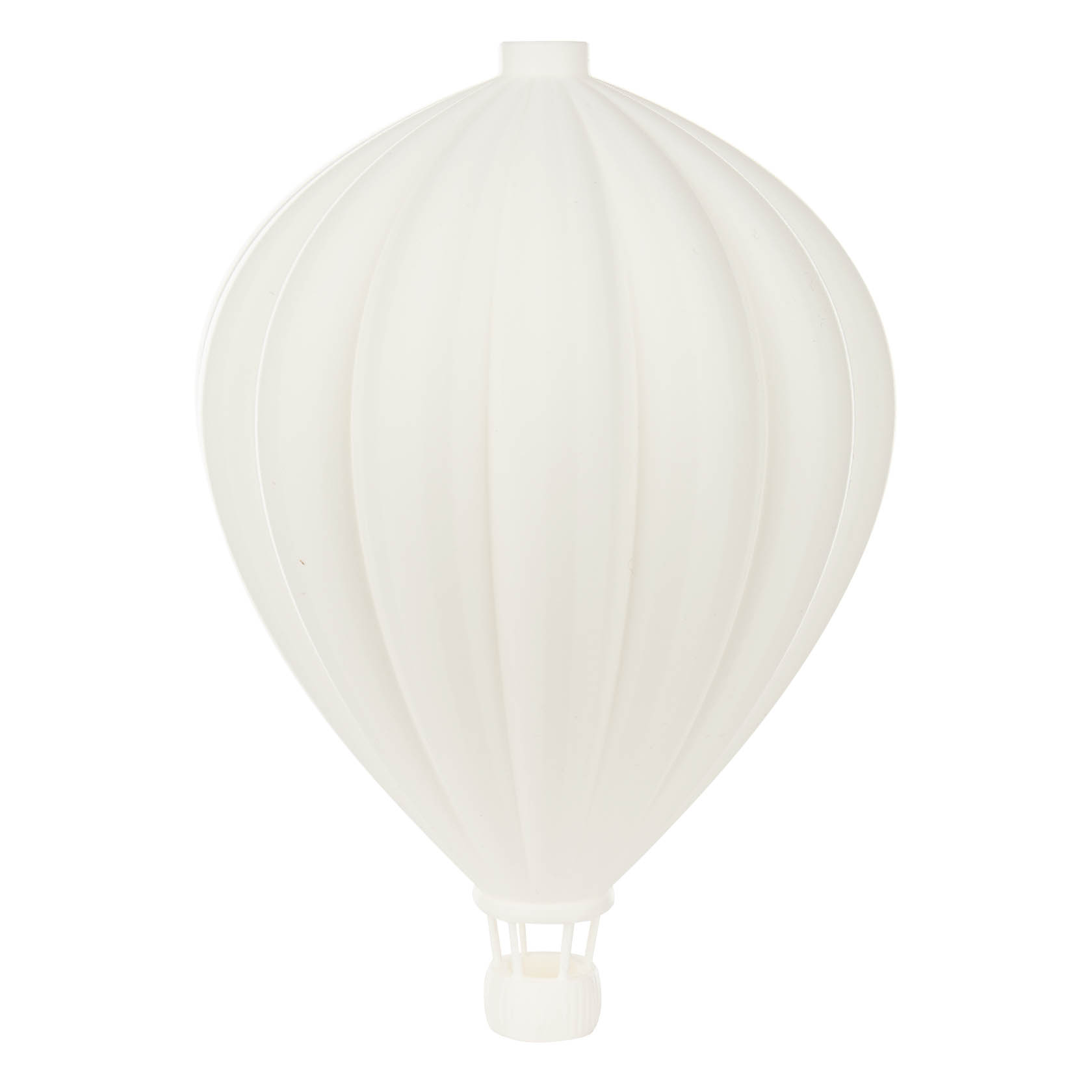 Lampenschirm Heißluftballon weiß
