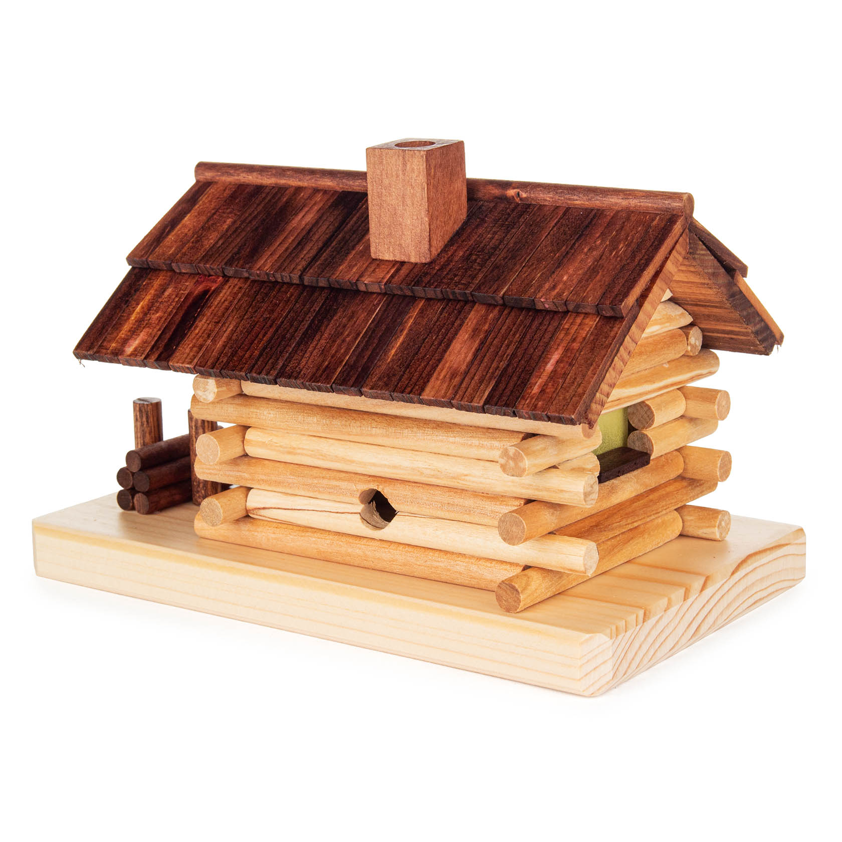 smoking house with lumberman