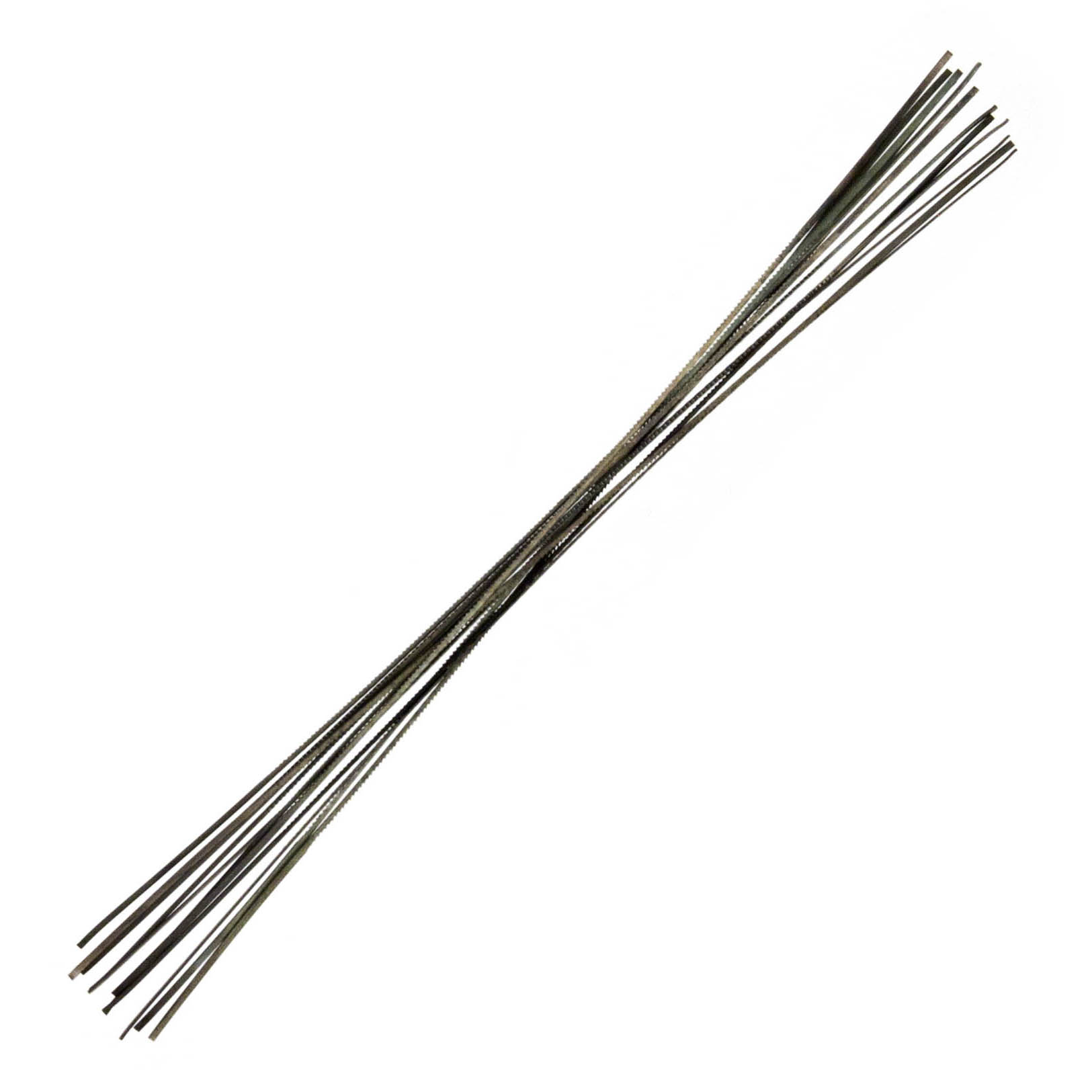 Zwölf Laubsägeblätter der Größe 2, fächerförmig angeordnet, speziell für Holzarbeiten geeignet. im Dregeno Online Shop günstig kaufen