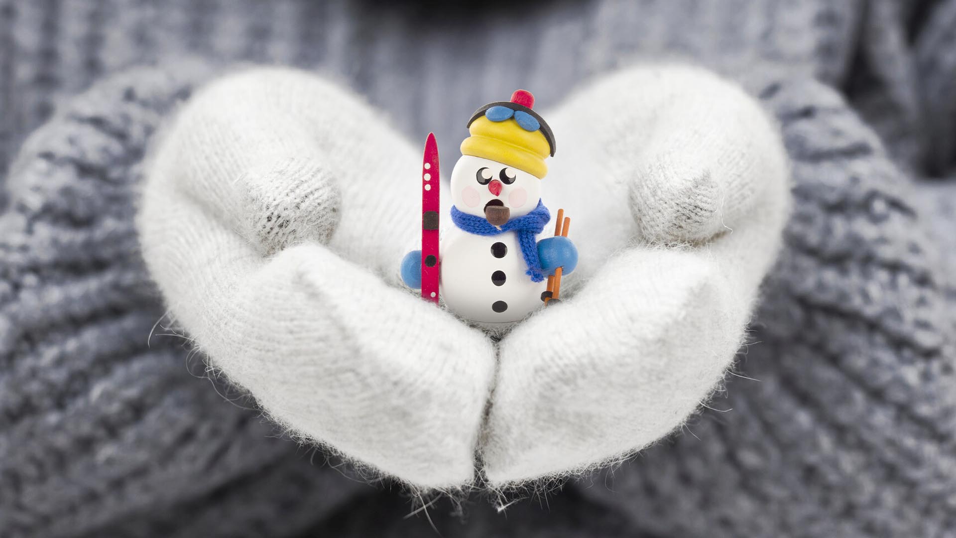 Mini-Räuchermännchen Schneemann