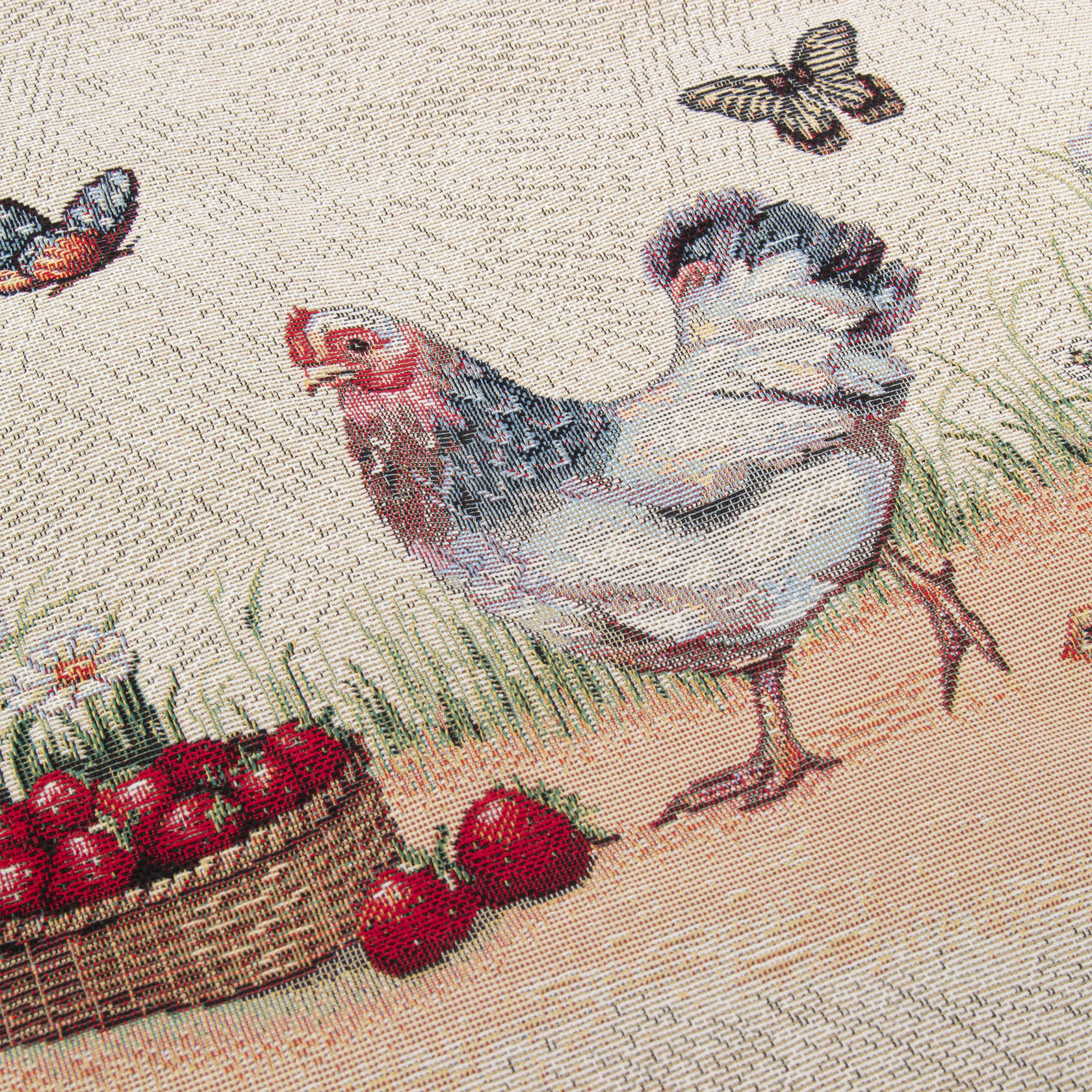 Tischläufer Hühnerschar 40x135cm