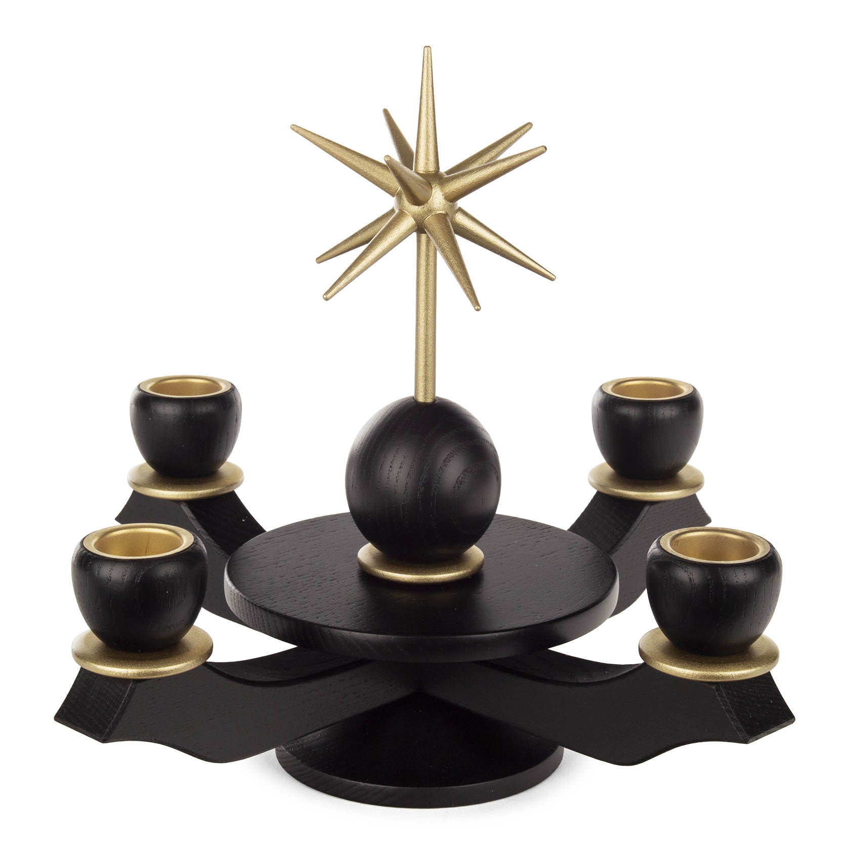 wooden advent candle holder black im Dregeno Online Shop günstig kaufen