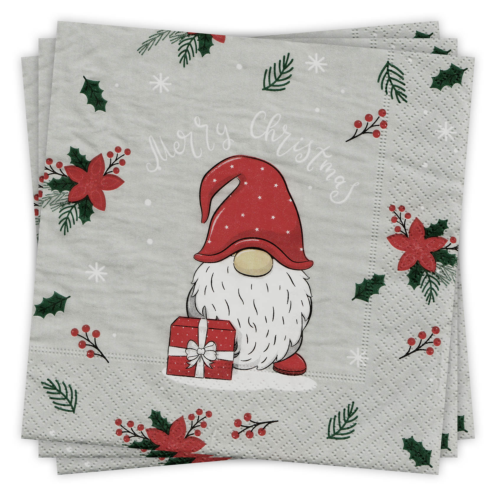 Serviette Tomte with Gift (20) im Dregeno Online Shop günstig kaufen