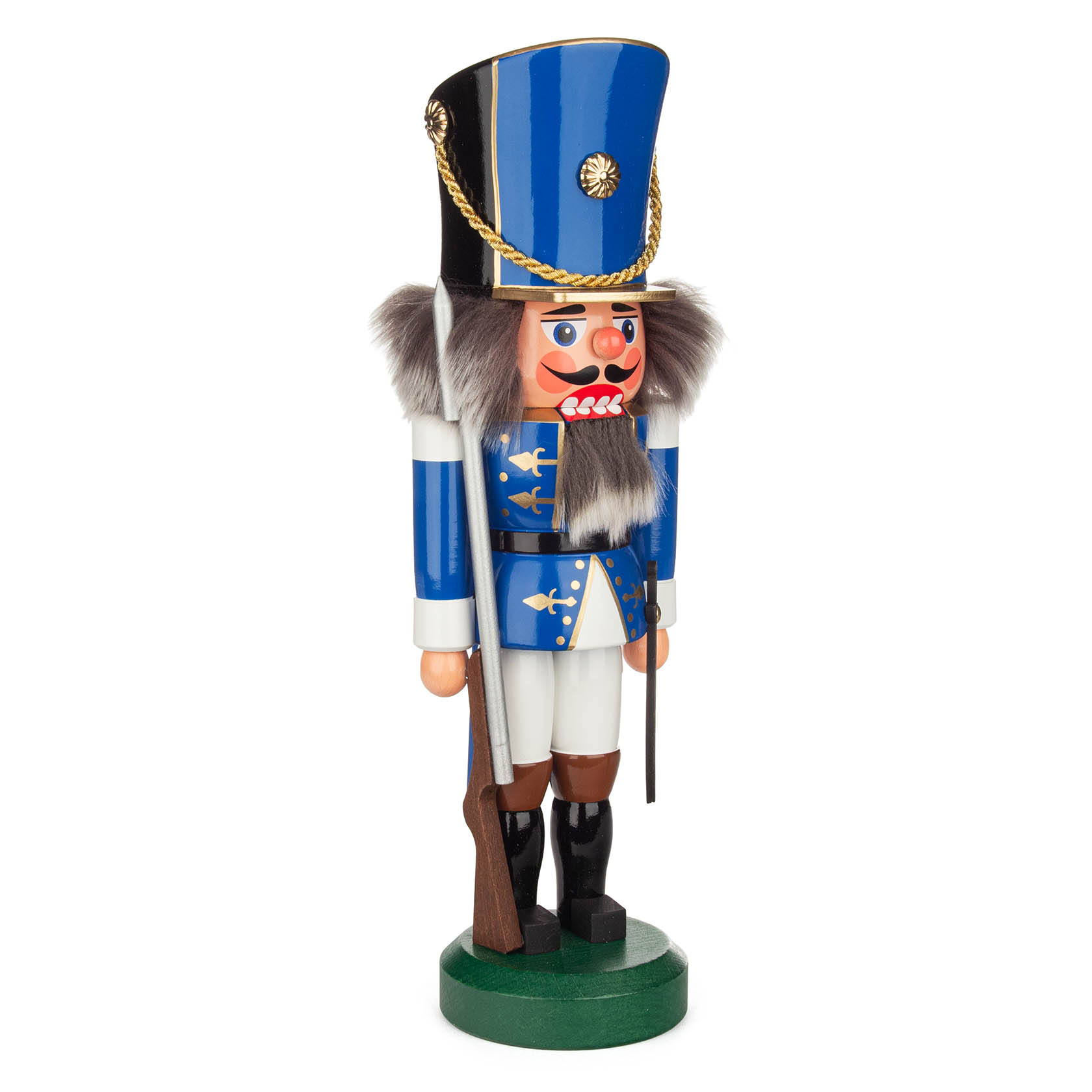 Nussknacker Soldat blau 30cm