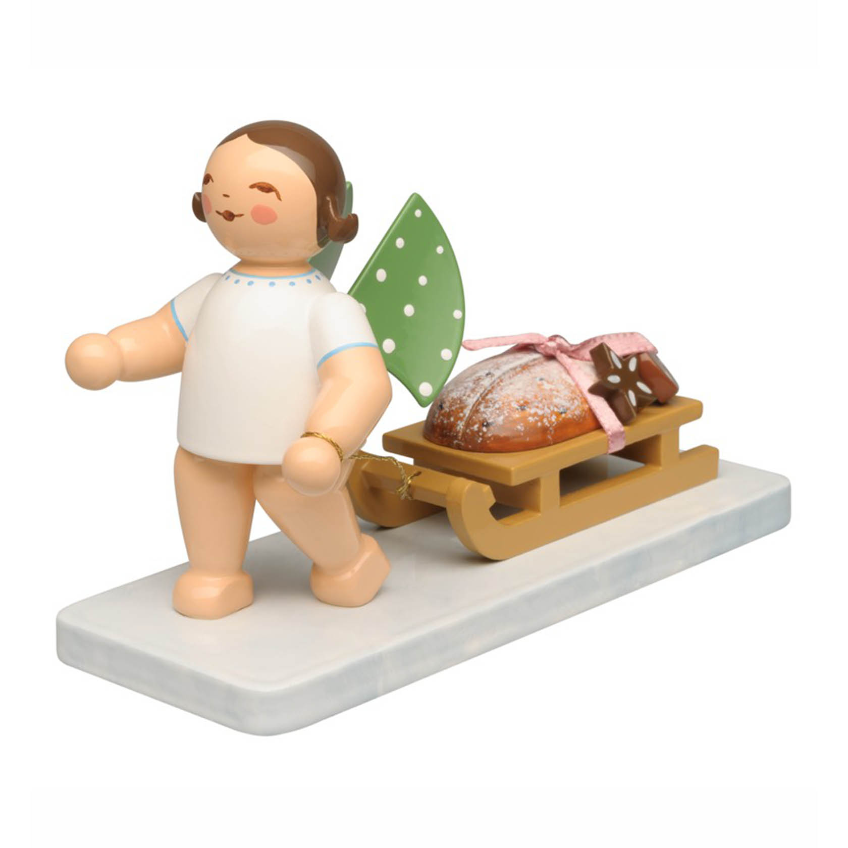Engel mit Schlitten, Stollen, Lebkuchen im Dregeno Online Shop günstig kaufen