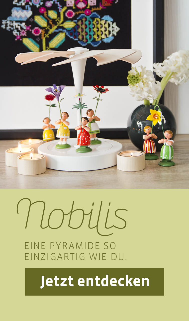 Pyramide Nobilis mit Blumenmädchen