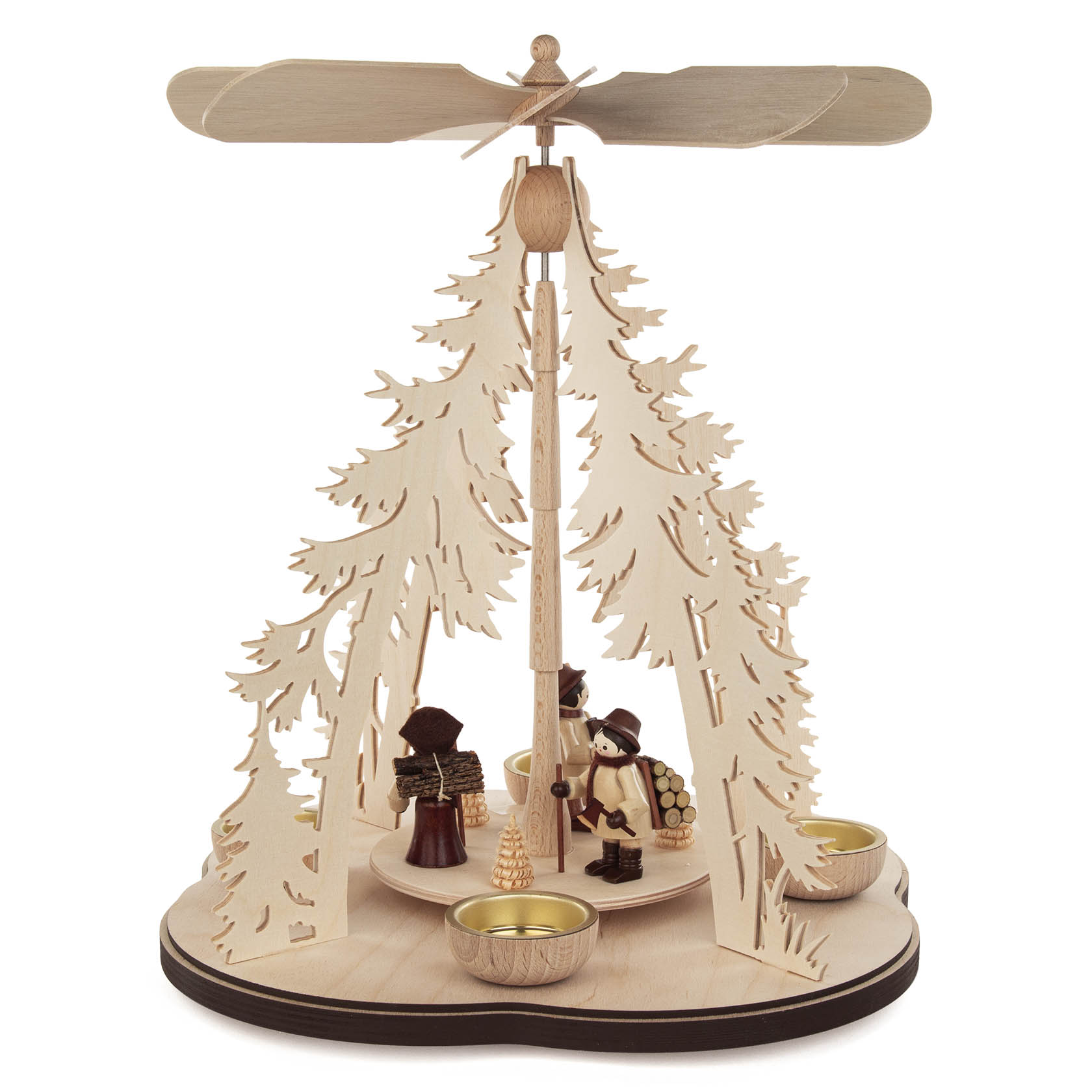 wooden pyramid with forest people im Dregeno Online Shop günstig kaufen