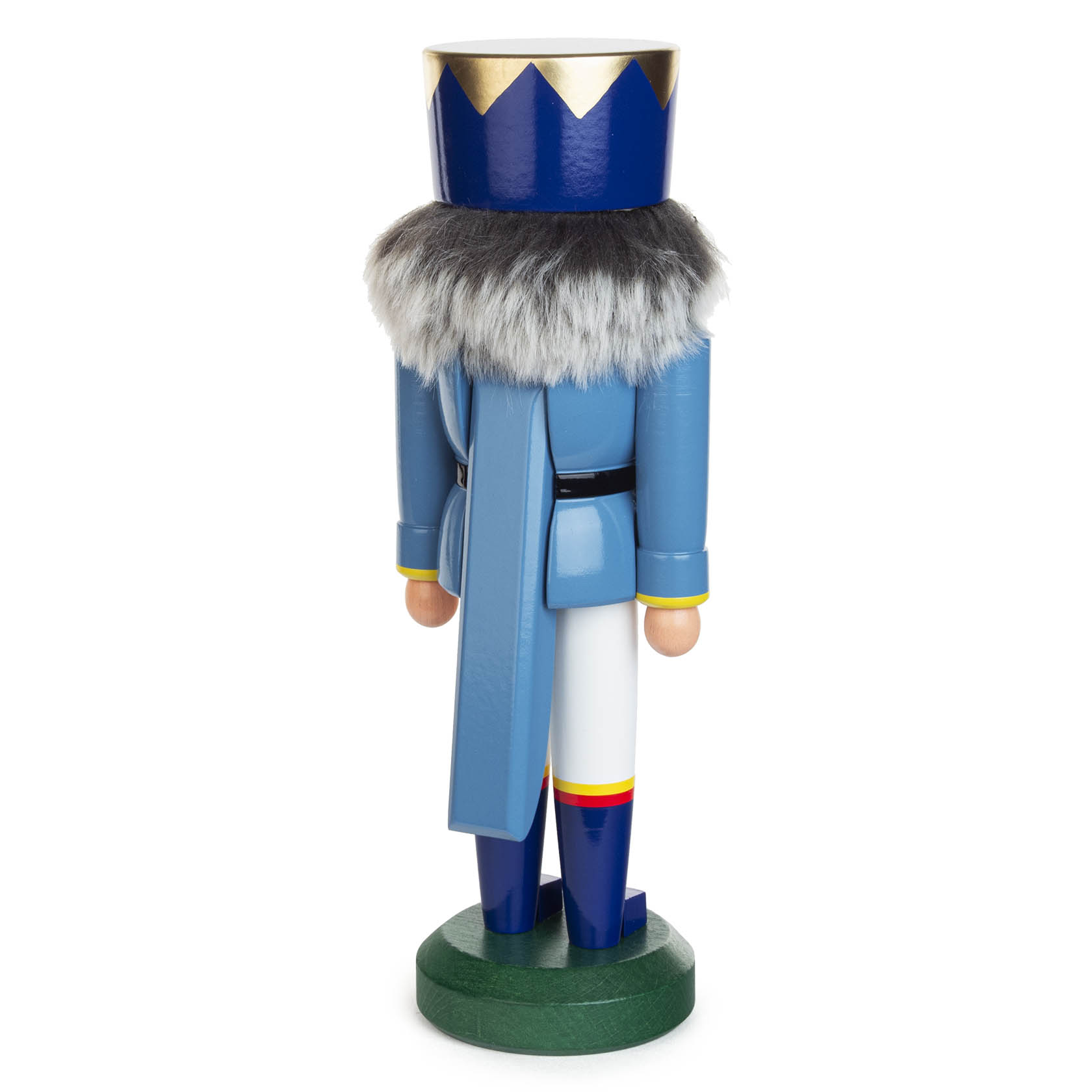 Nussknacker König hellblau-weiß, 27,5cm