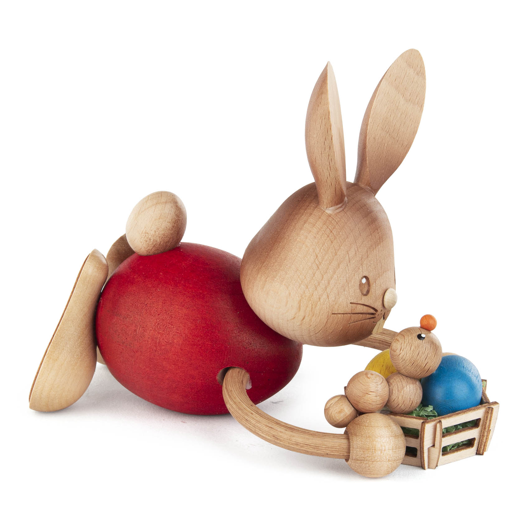 Hase Stupsi mit Ostereierkorb