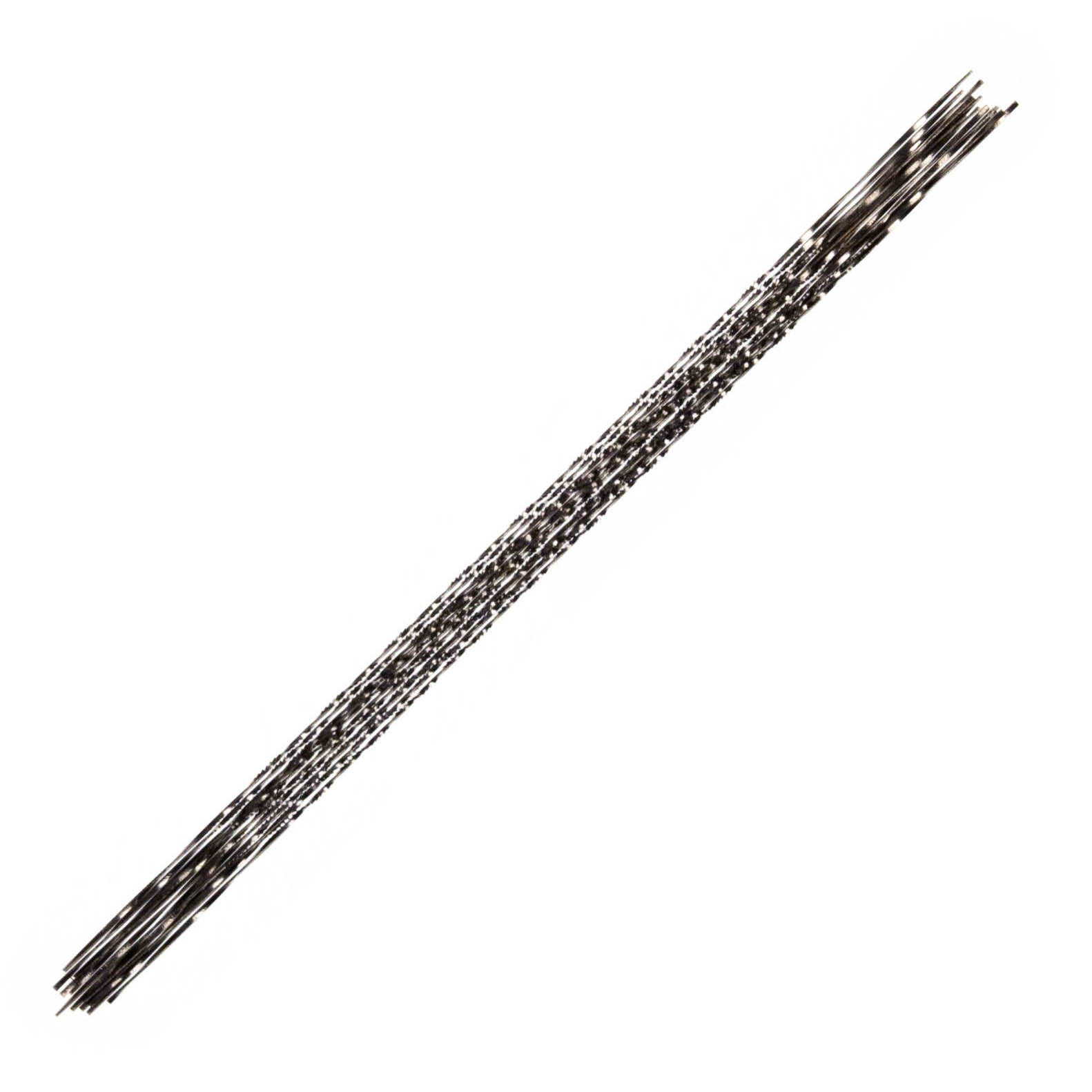 Zwölf spiralförmige Laubsägeblätter der Größe 1 für Holzarbeiten, nah beieinander liegend. im Dregeno Online Shop günstig kaufen