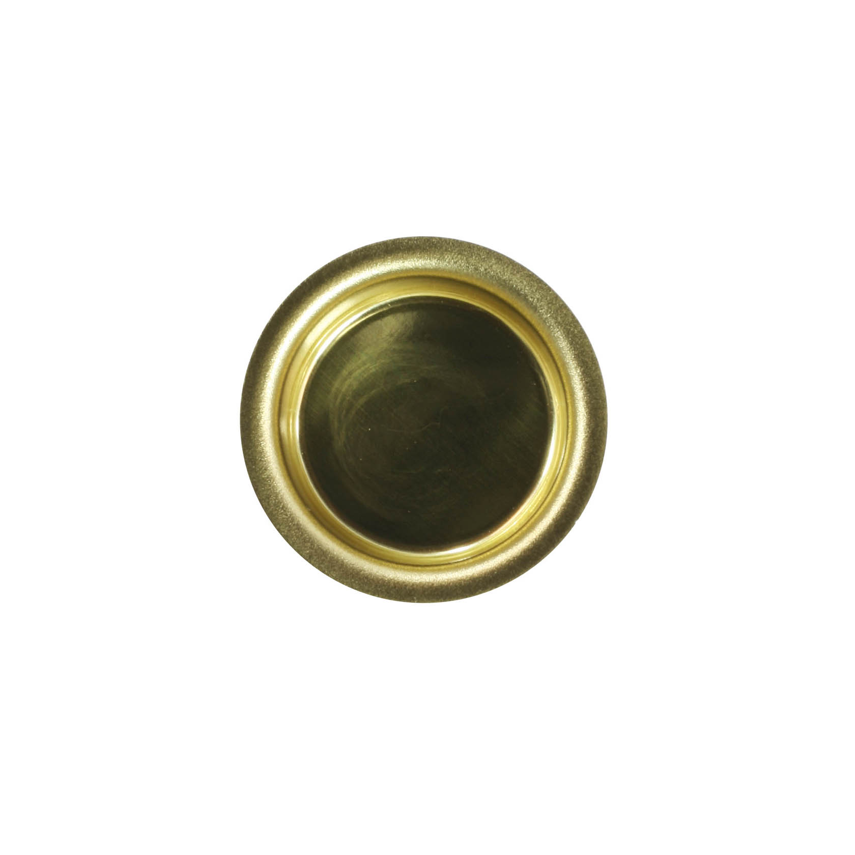 Messingtülle mit einem Durchmesser von 20mm, oberansicht, einzeln abgebildet. im Dregeno Online Shop günstig kaufen
