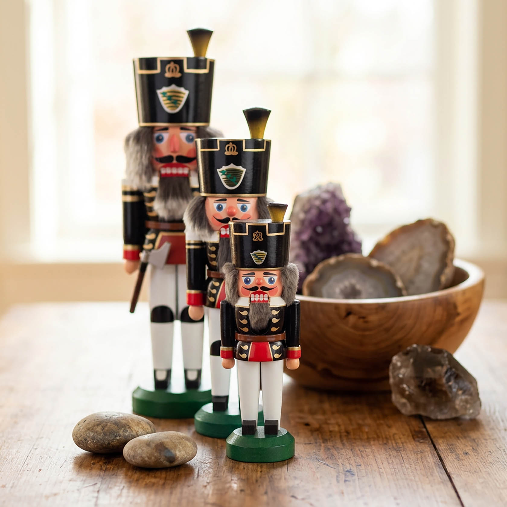 wooden nujtcracker miner 32 cm