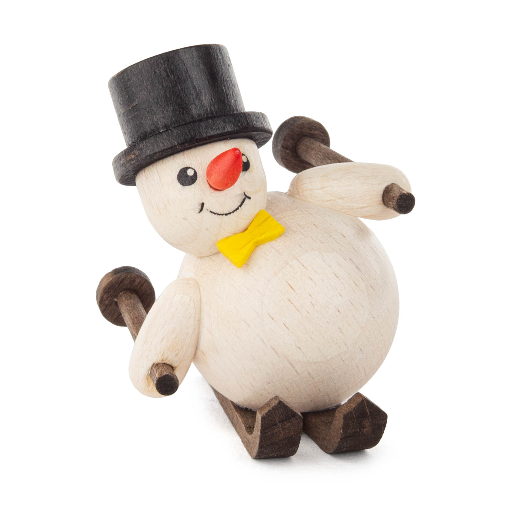 wooden snowman skier (4)