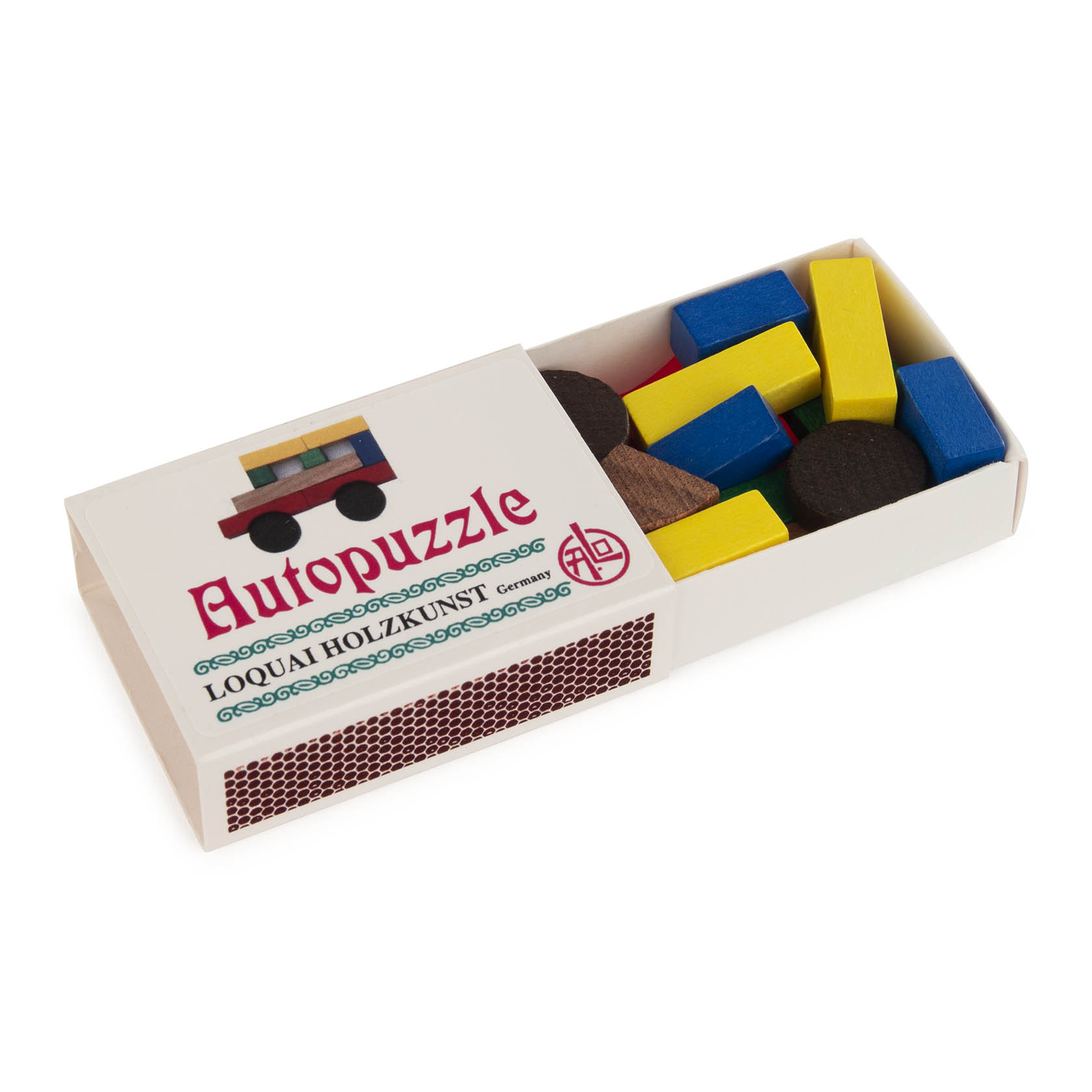 Zündholzschachtel Autopuzzle