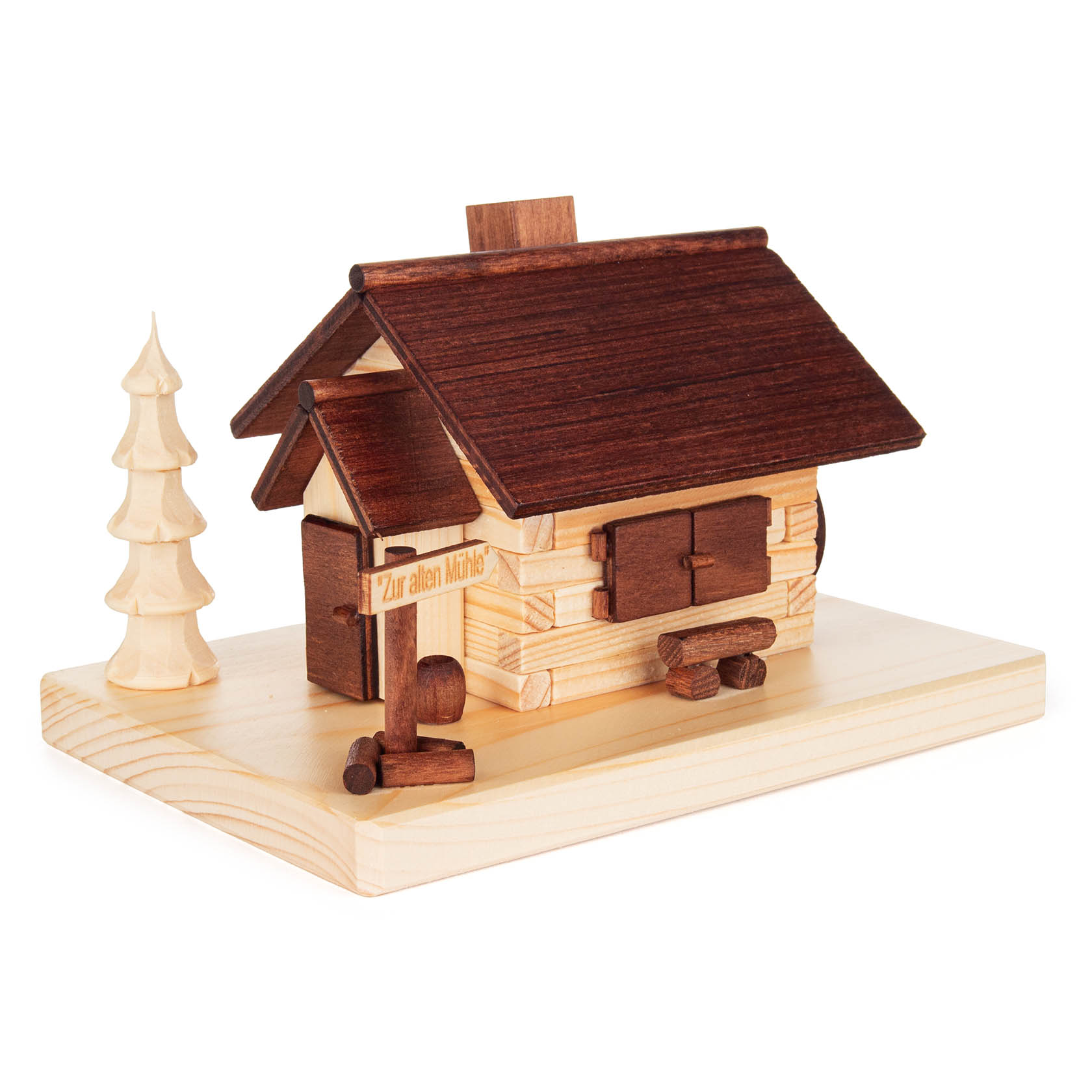 wooden smoking house old mill