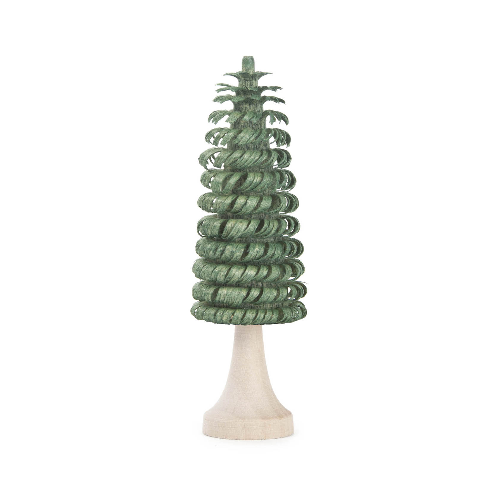 Kleiner grüner Ringelbaum mit spiralförmigen Zweigen und einem cremefarbenen Stamm. im Dregeno Online Shop günstig kaufen