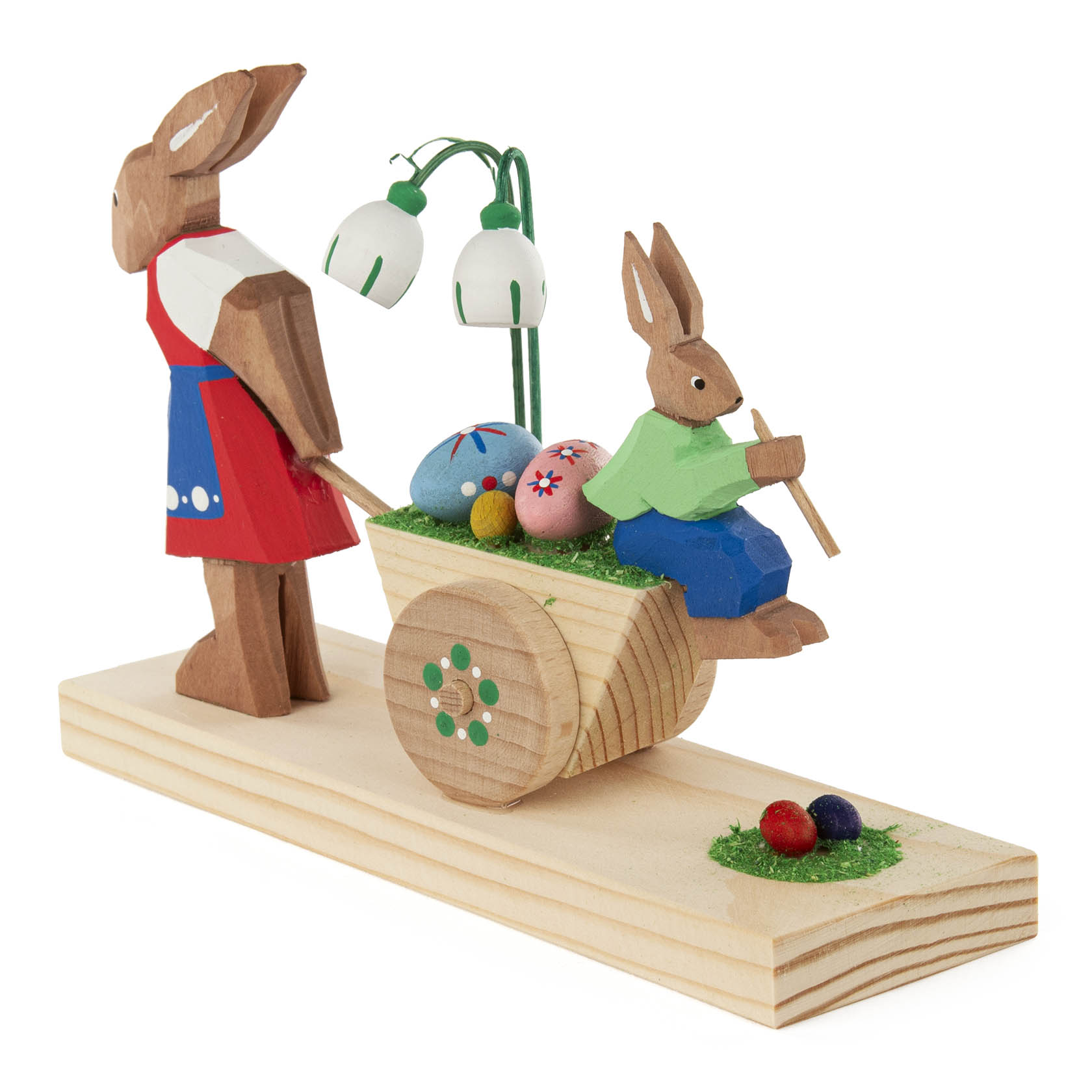 Osterkarren Mutter und Kind