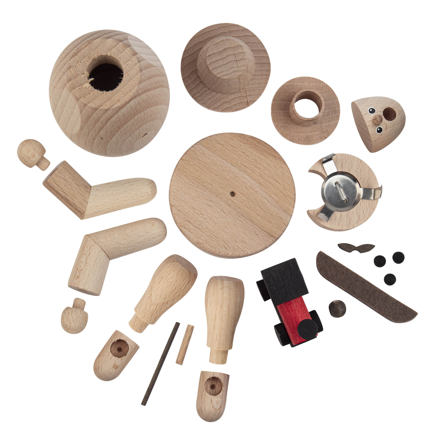 wooden kit smoker with train