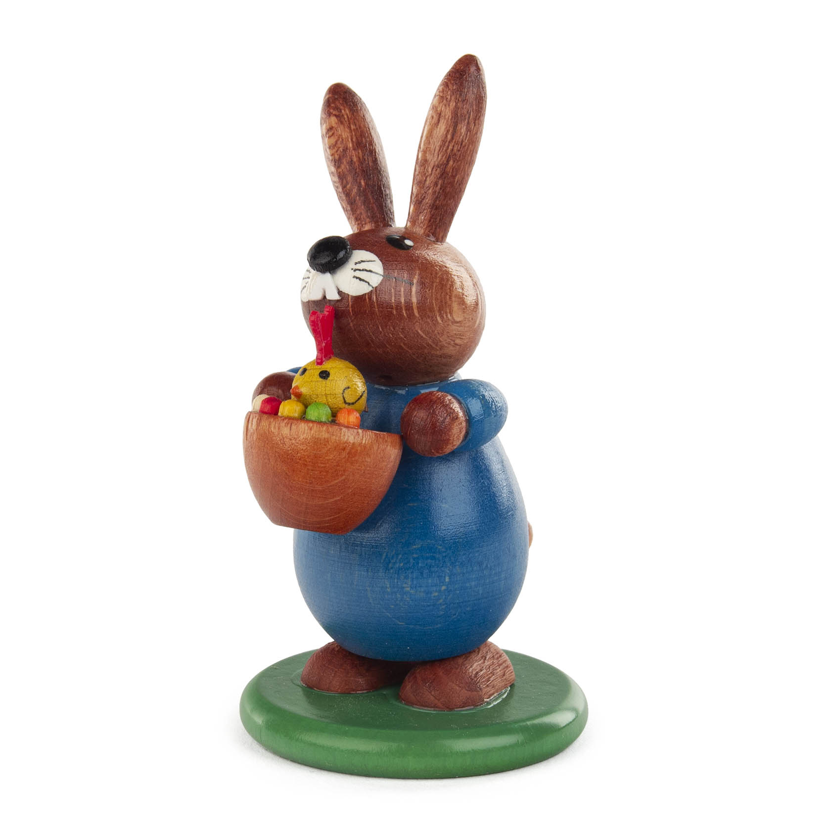 Hase mit Küken im Korb