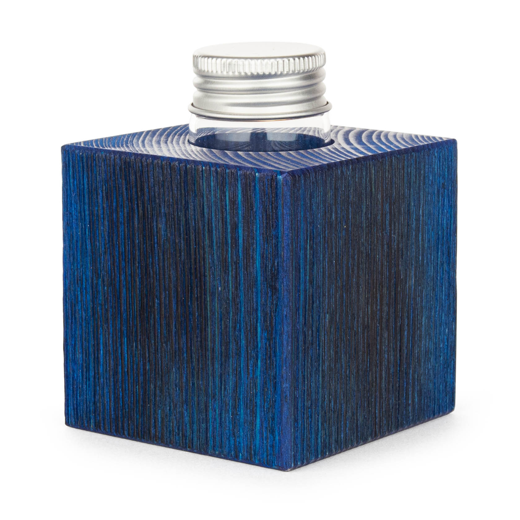 Minivase + Miniöllämpchen blau / weiß