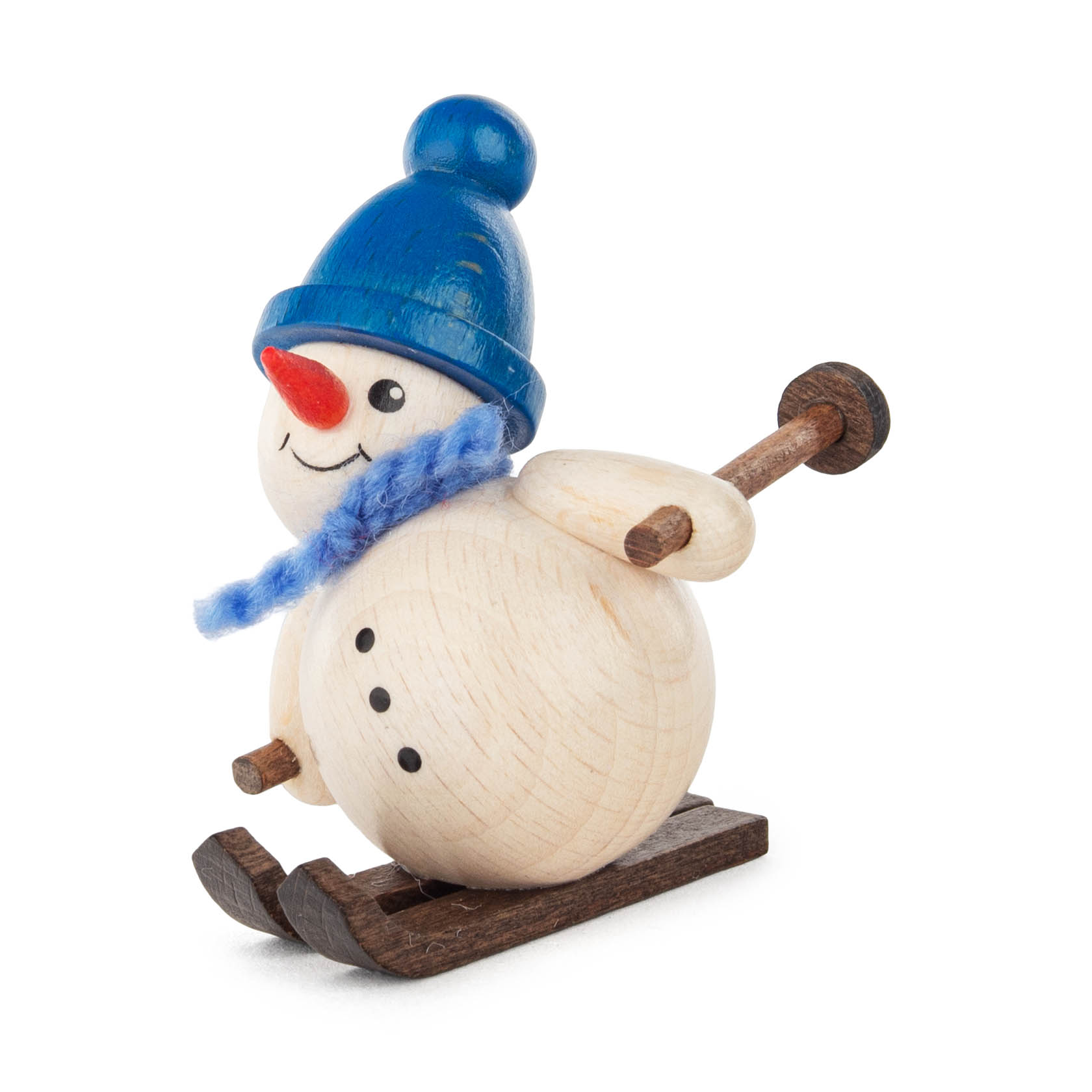 wooden snowman skier (4)