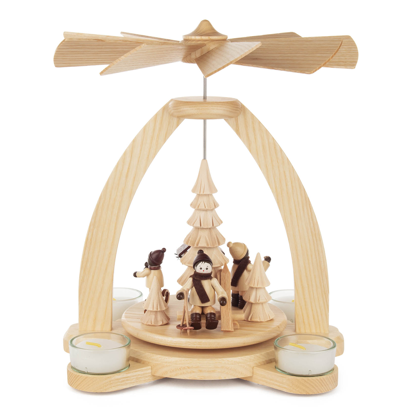 Pyramide Vogelfütterung für Teelichte