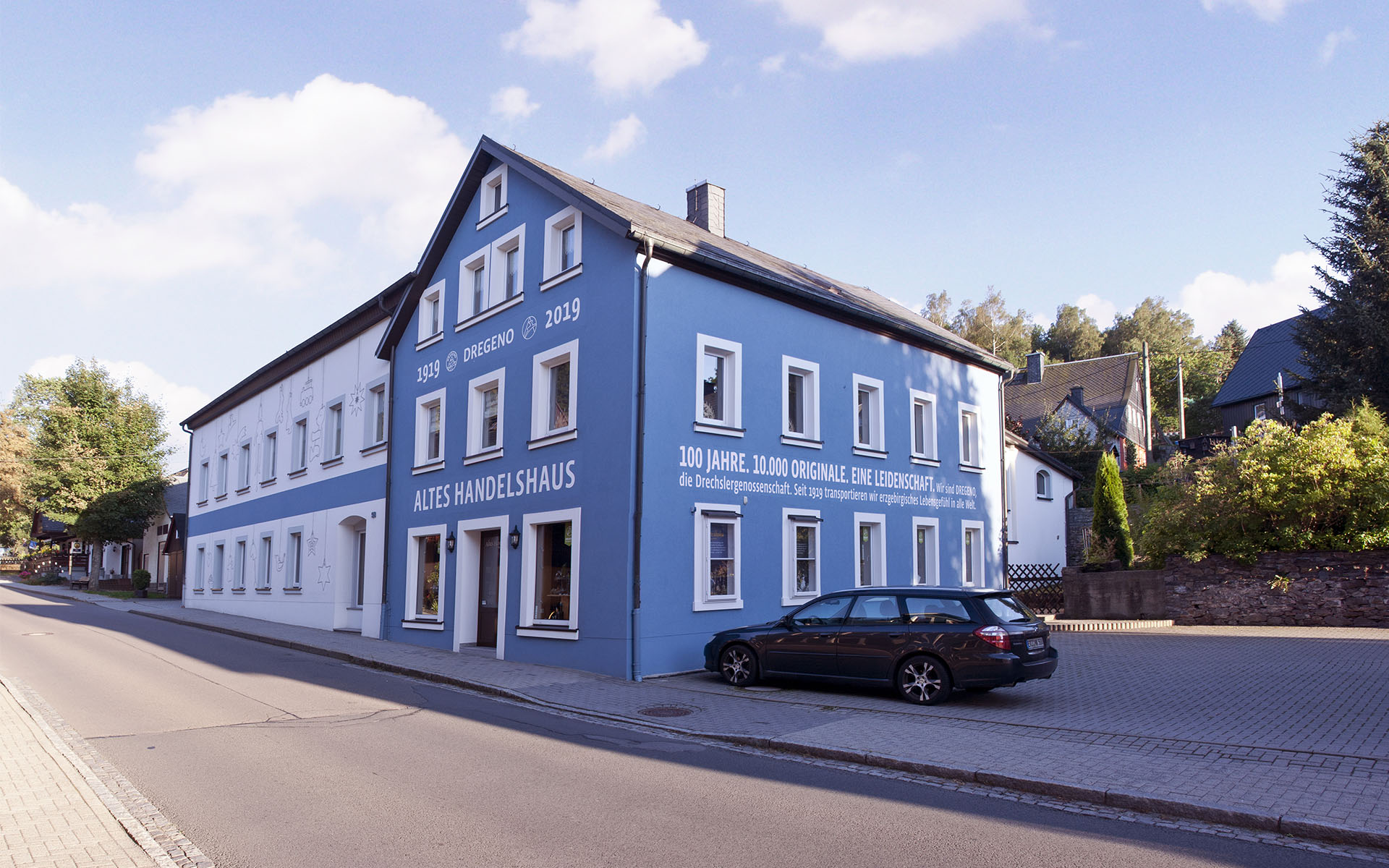 Altes Handelshaus in Seiffen