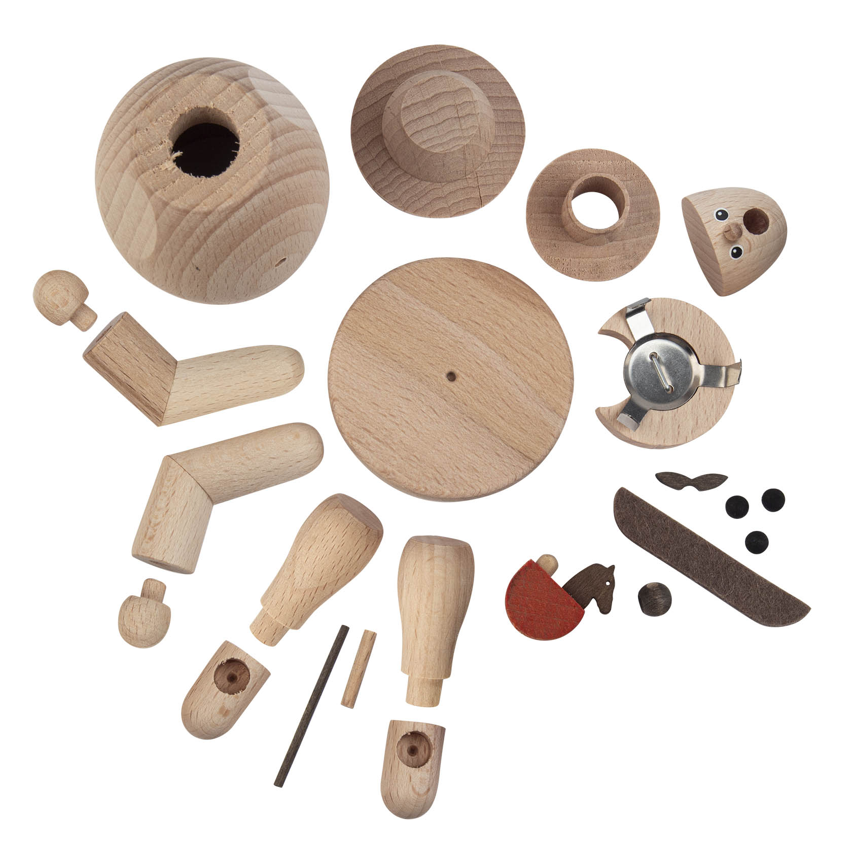 wooden kit smoker rocking horse