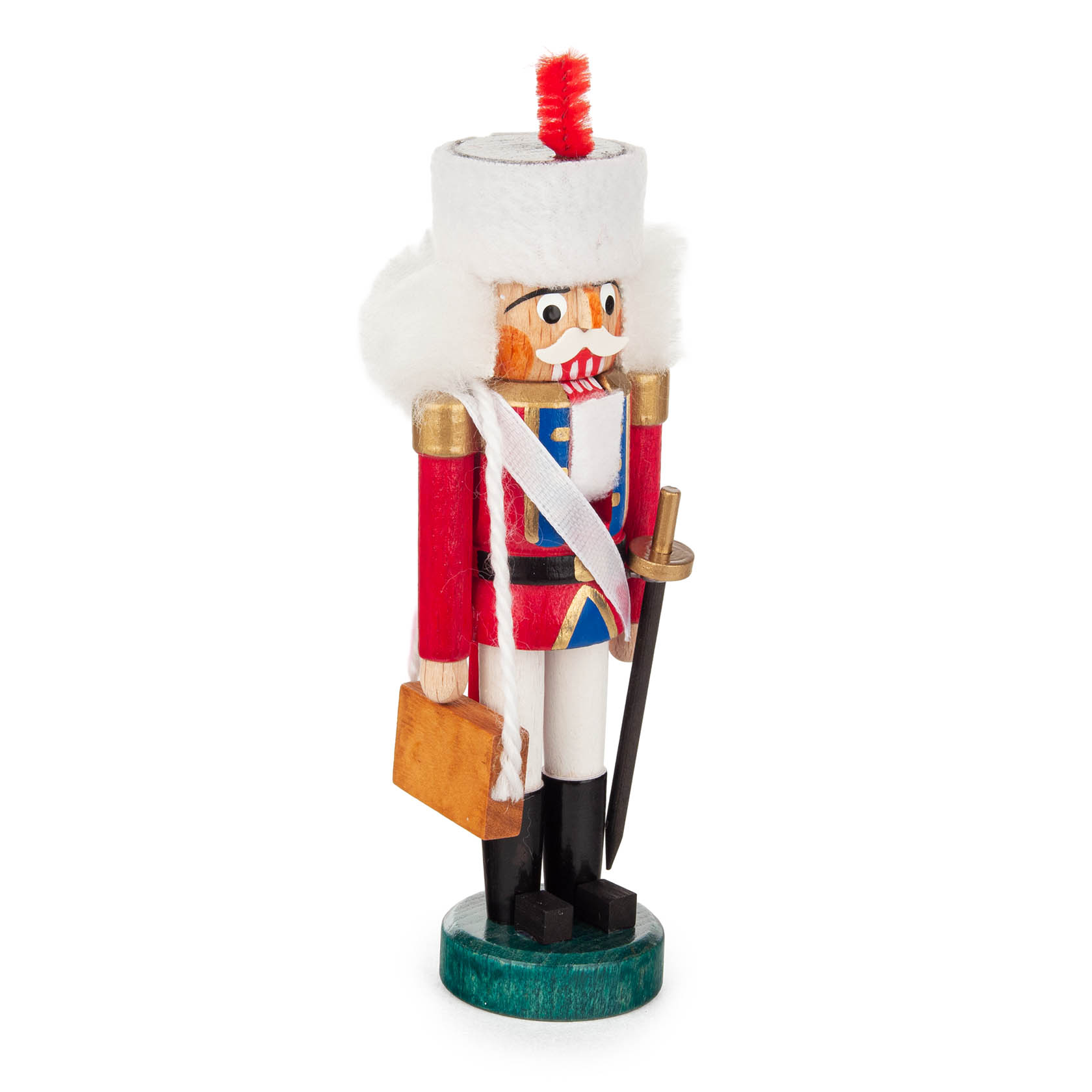 Nussknacker Ungar rot-weiß, 14cm