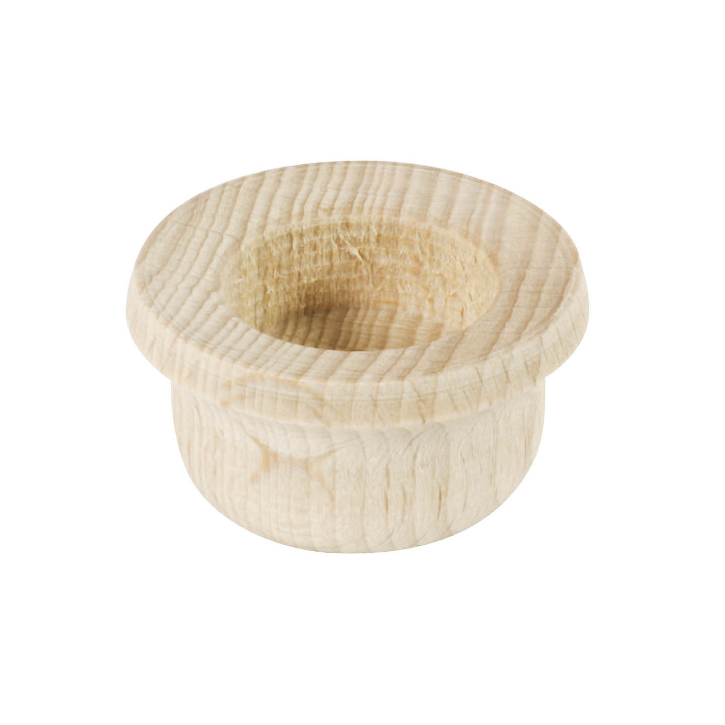 Runde Holztülle mit erweitertem Rand zur Aufnahme einer 20 mm Messingtülle. im Dregeno Online Shop günstig kaufen
