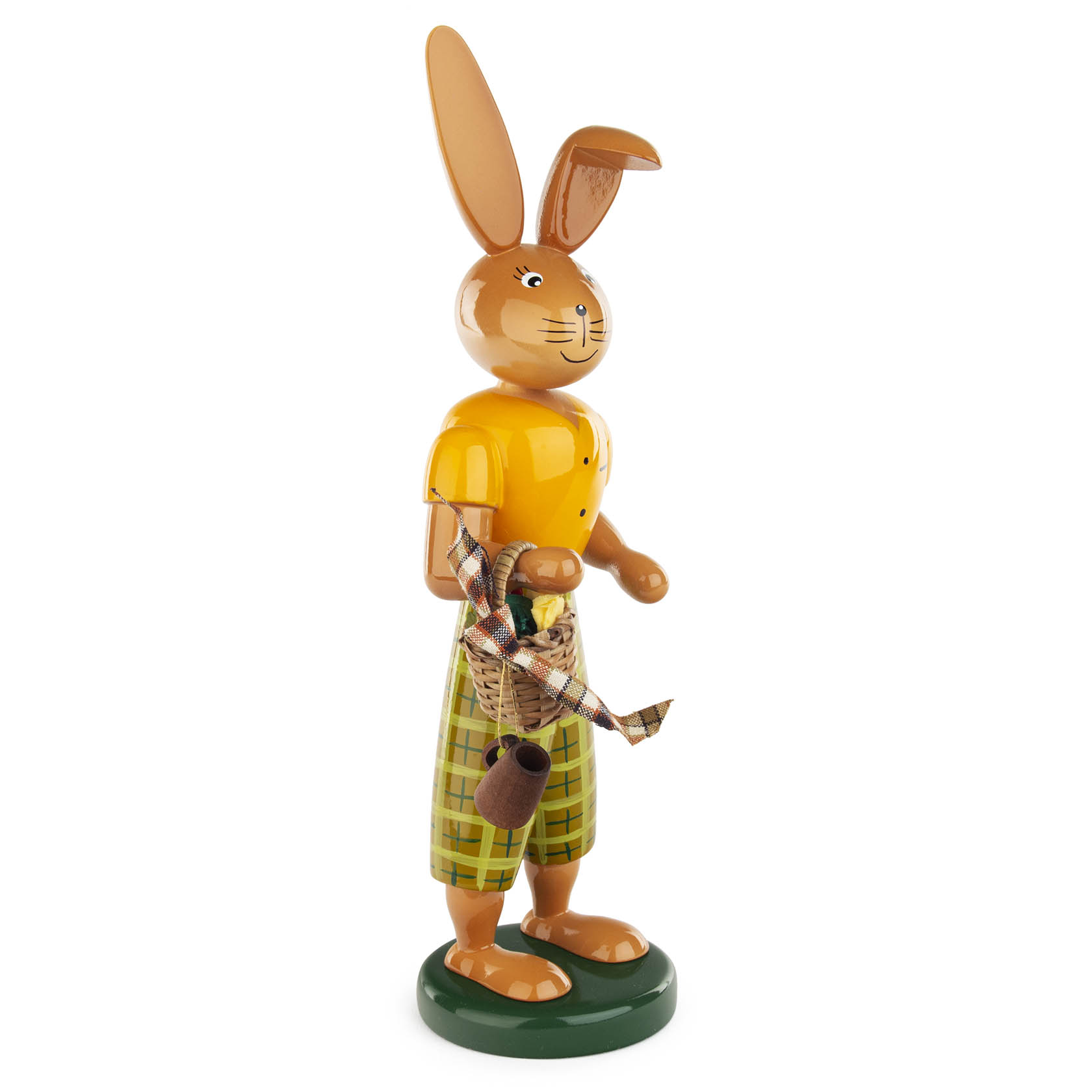 Hase mit Picknickkorb 26 cm