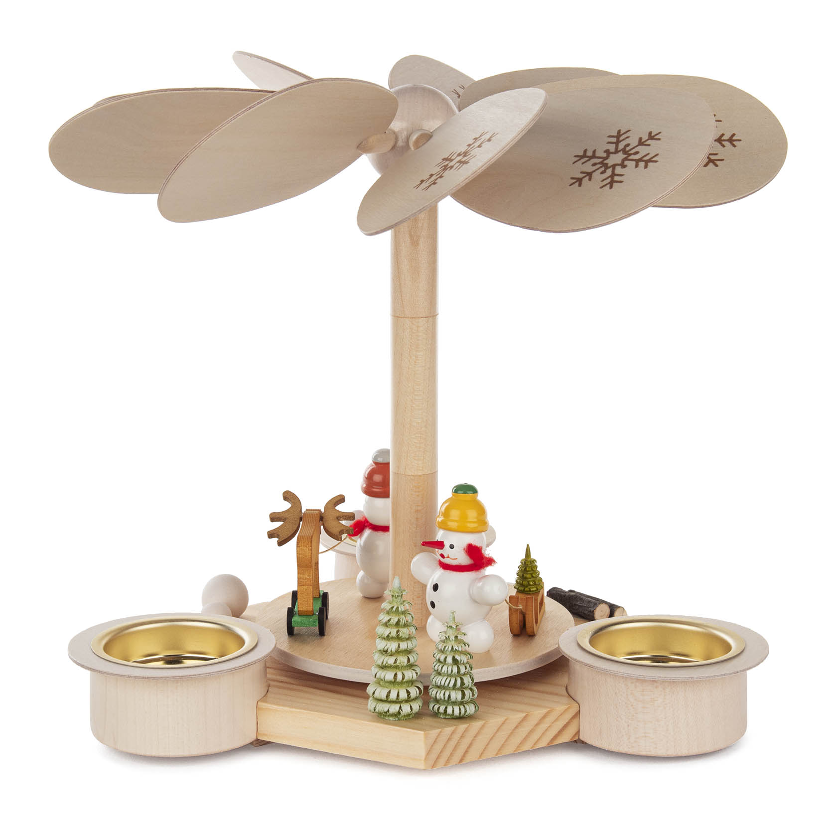 Pyramide mit Schneemännern für Teelichte im Dregeno Online Shop günstig kaufen