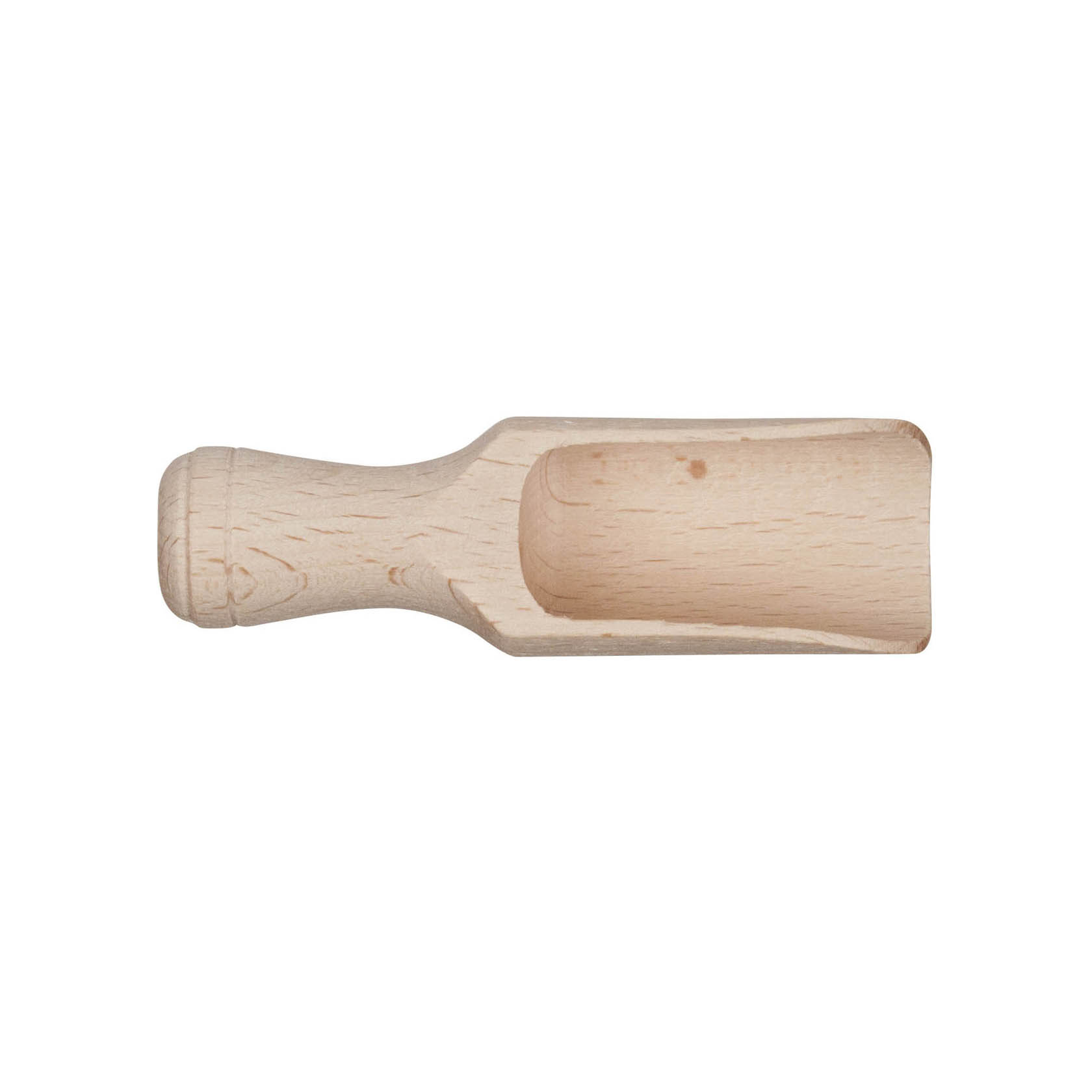 Holzschäufelchen mit einem runden Griff und einer Breite von etwa 10,5 cm. im Dregeno Online Shop günstig kaufen