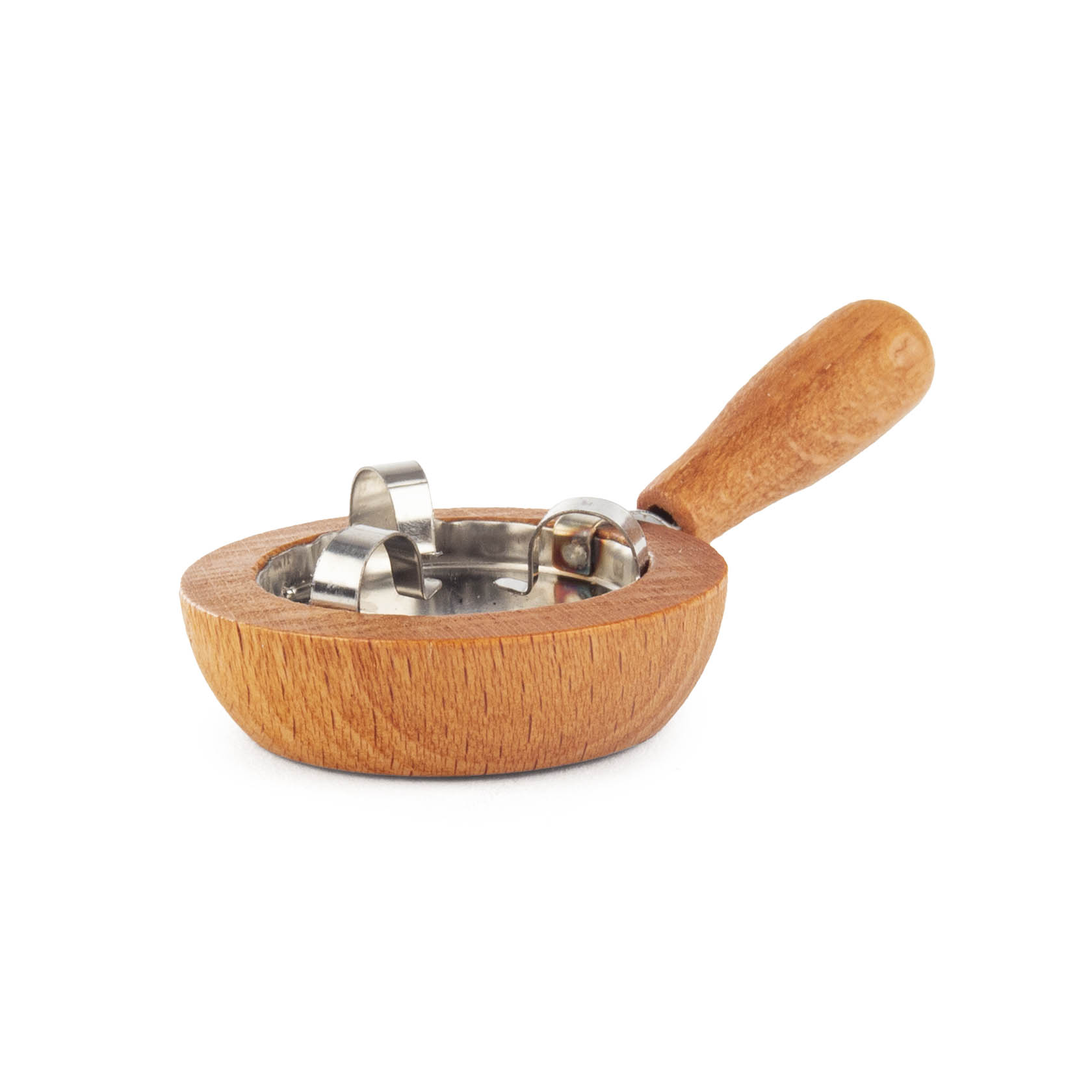 Small wooden smoking pan with a metal insert and a wooden handle. im Dregeno Online Shop günstig kaufen