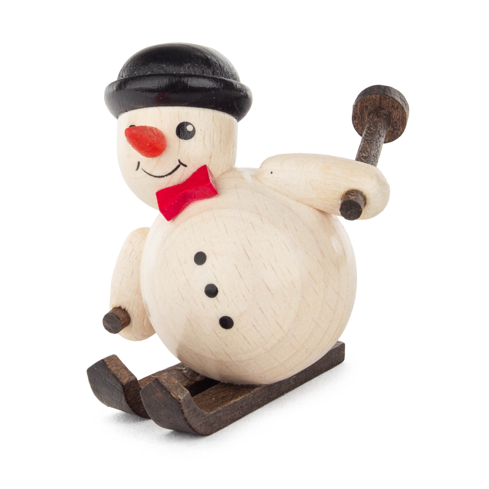 wooden snowman skier (4)