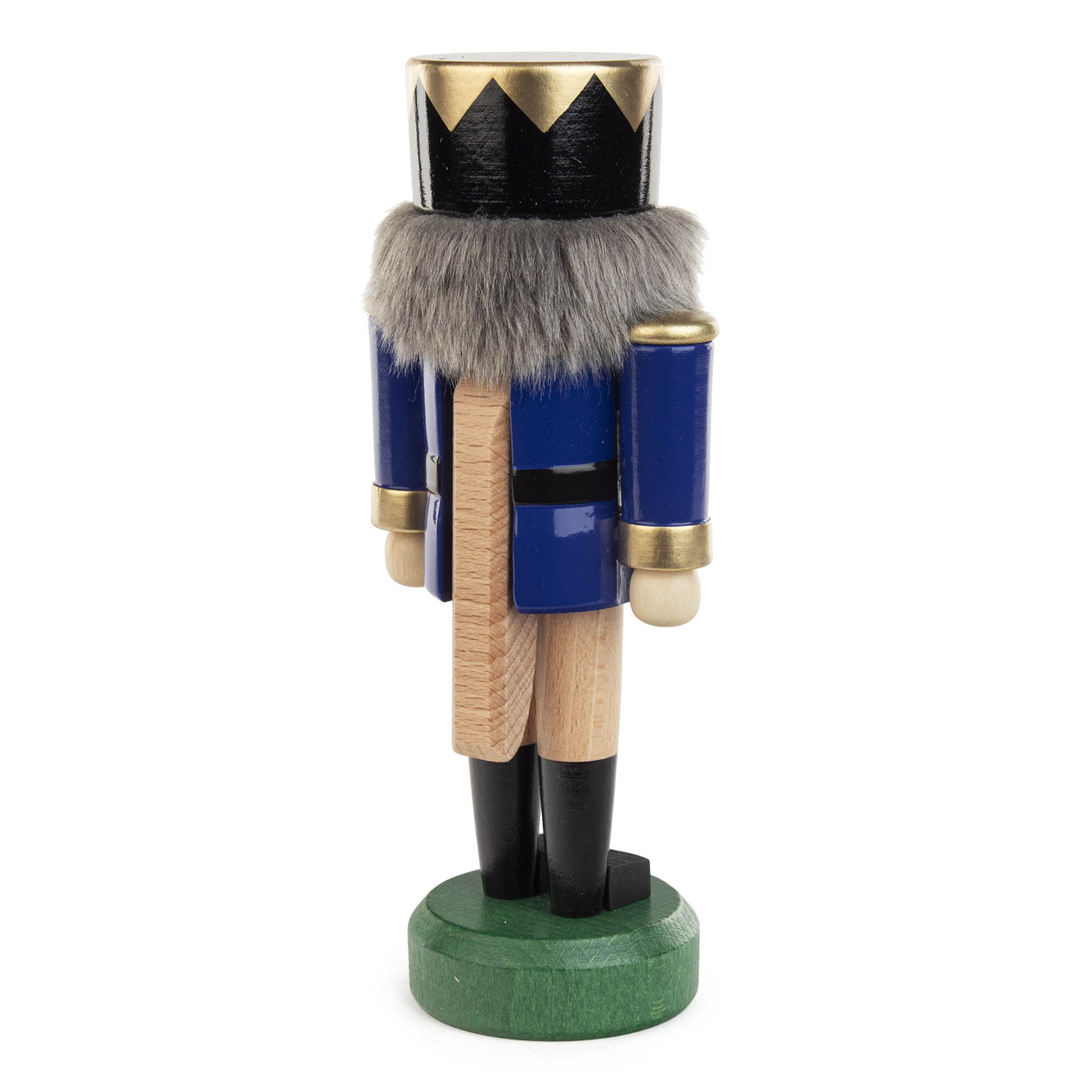 Nussknacker König blau-natur, 17cm