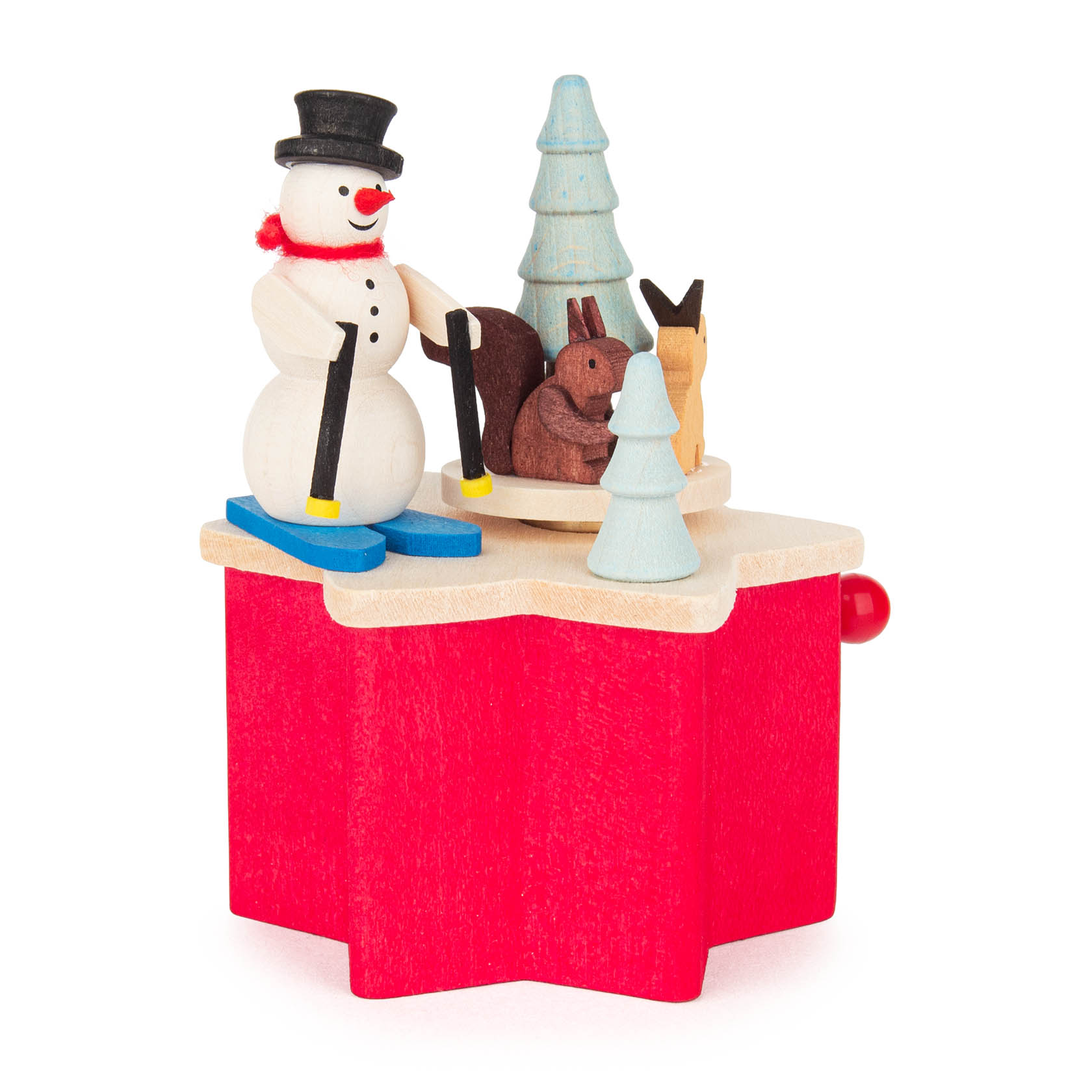 Kurbelspieldose Schneemann