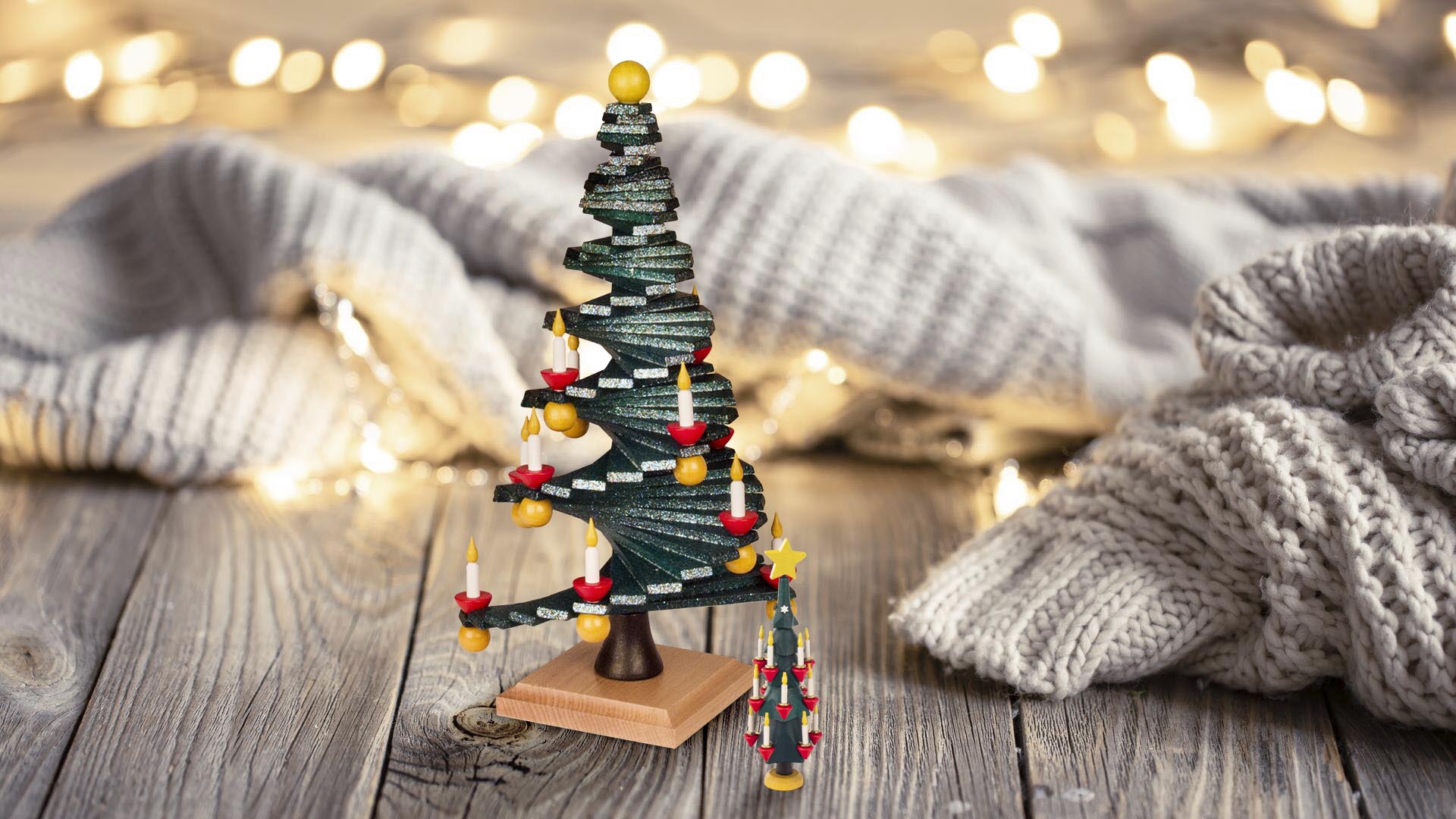 Zwei Weihnachtsbäume