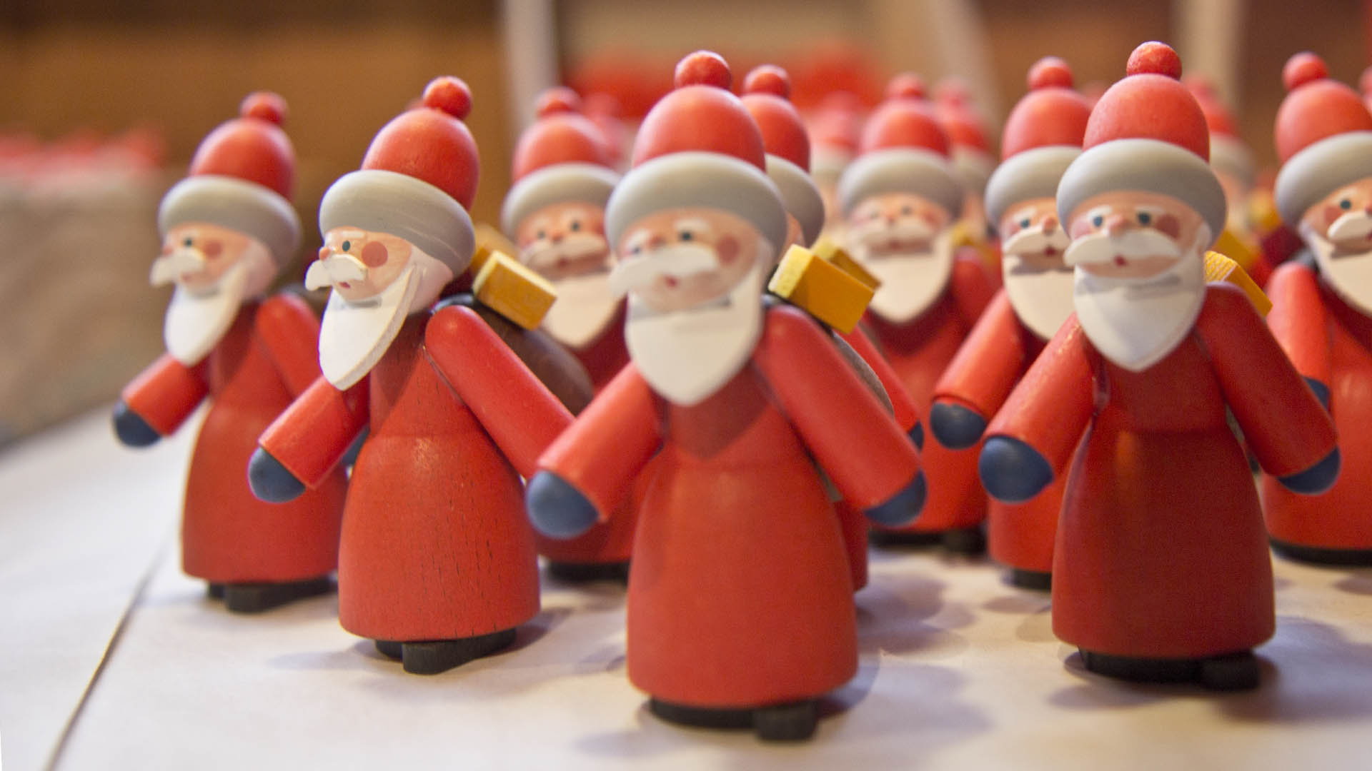 Kleine Weihnachtsmänner